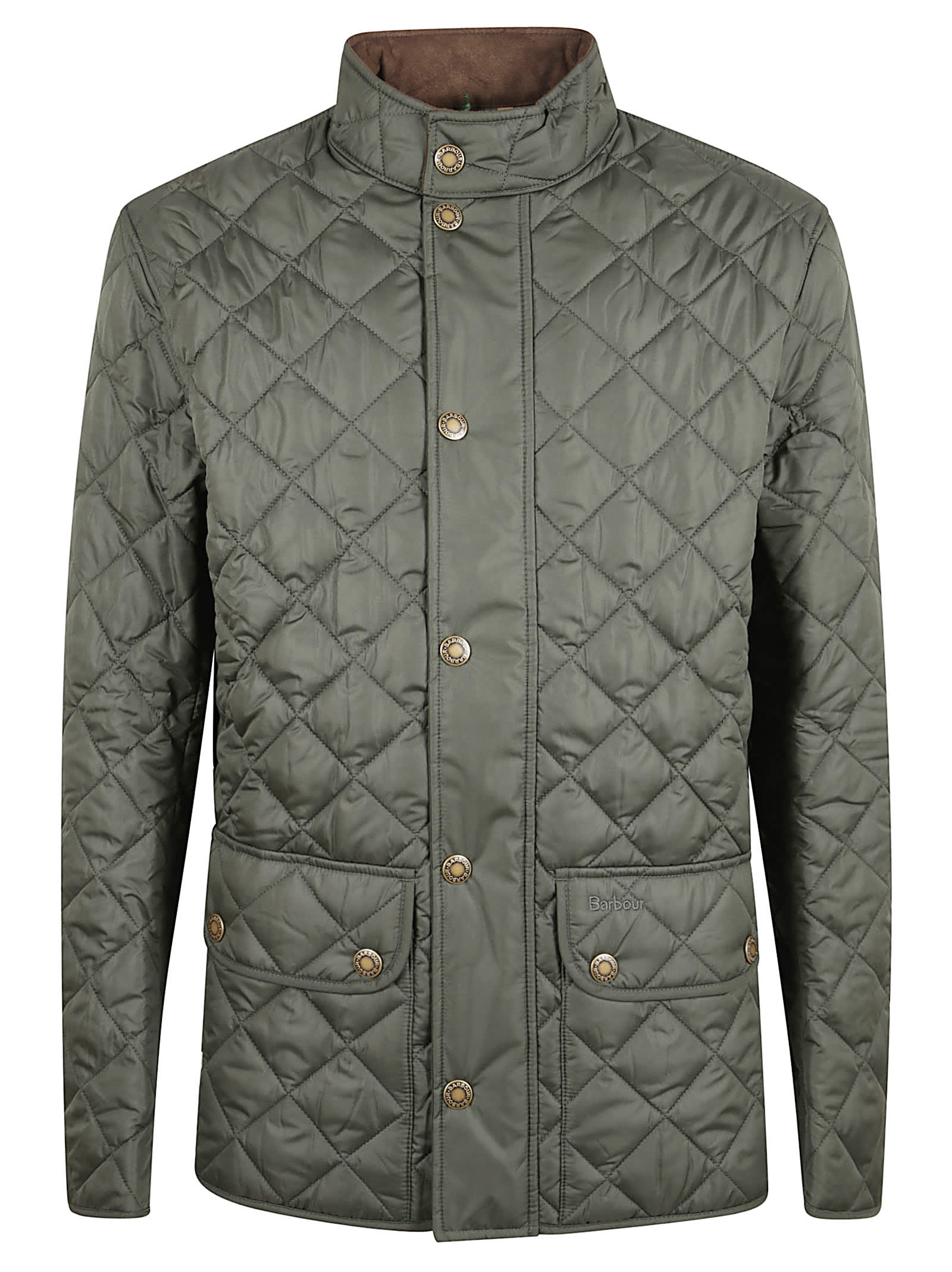 Barbour Lowerdale Quilted Jacket In Green