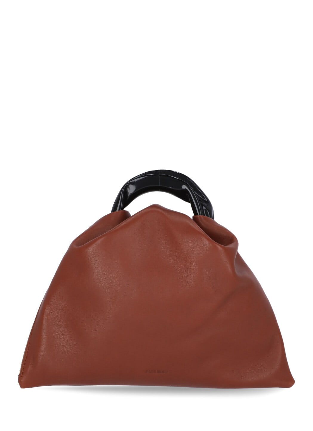 Jil Sander Brown Leather Handbag