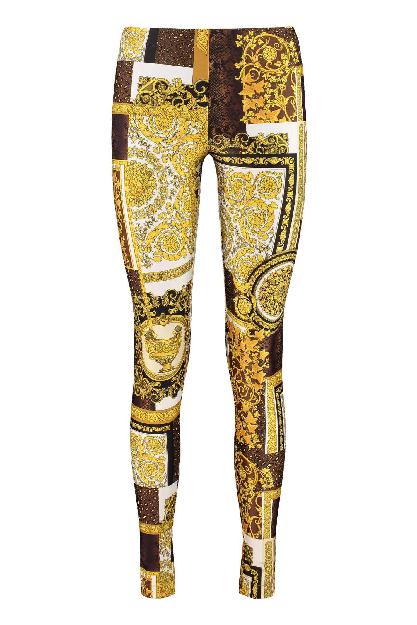 Click to view more detailed imagery on our partner's website Versace Printed Leggings In Multicolor