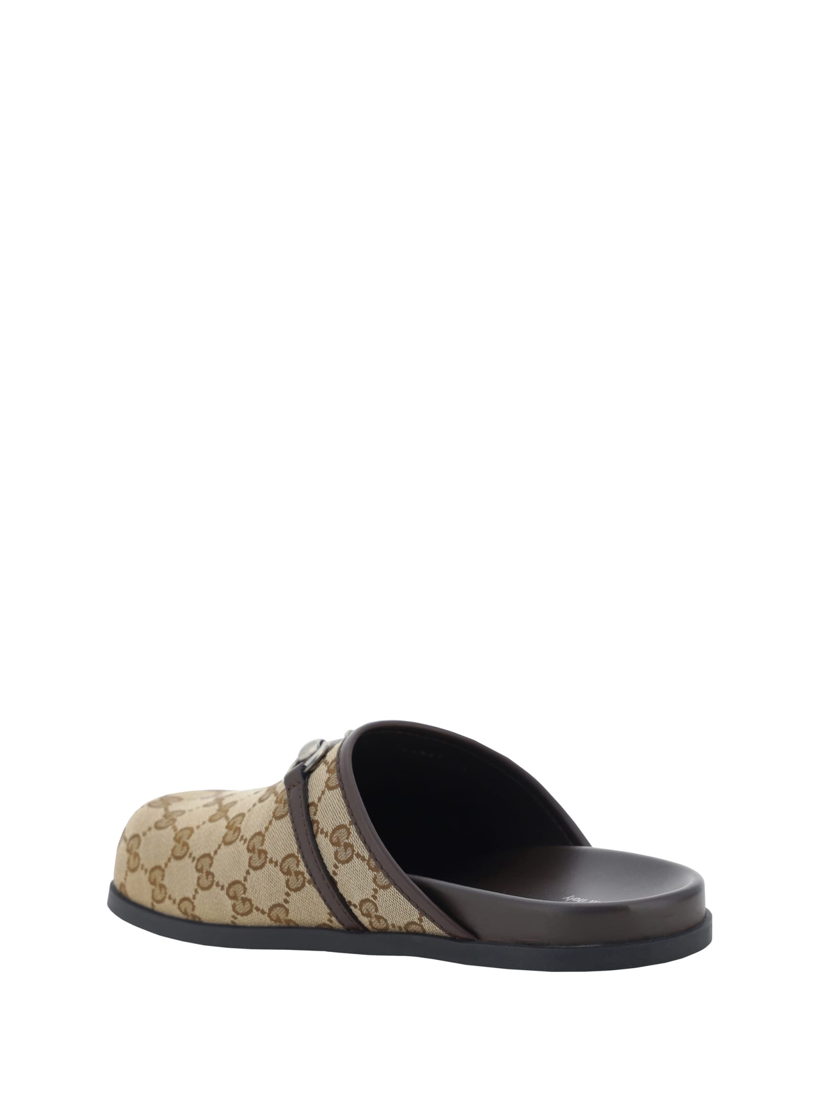 Shop Gucci Mules In Beige