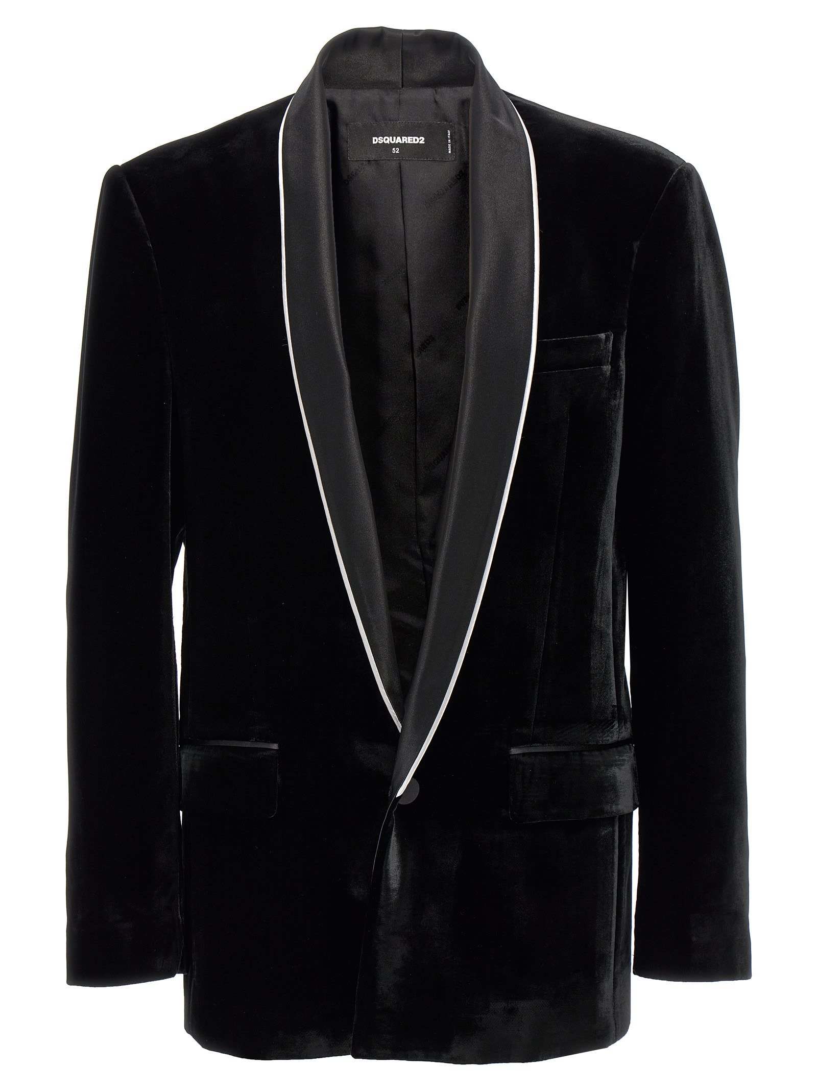 DSQUARED2 VELVET SEXY PALM BEACH BLAZER