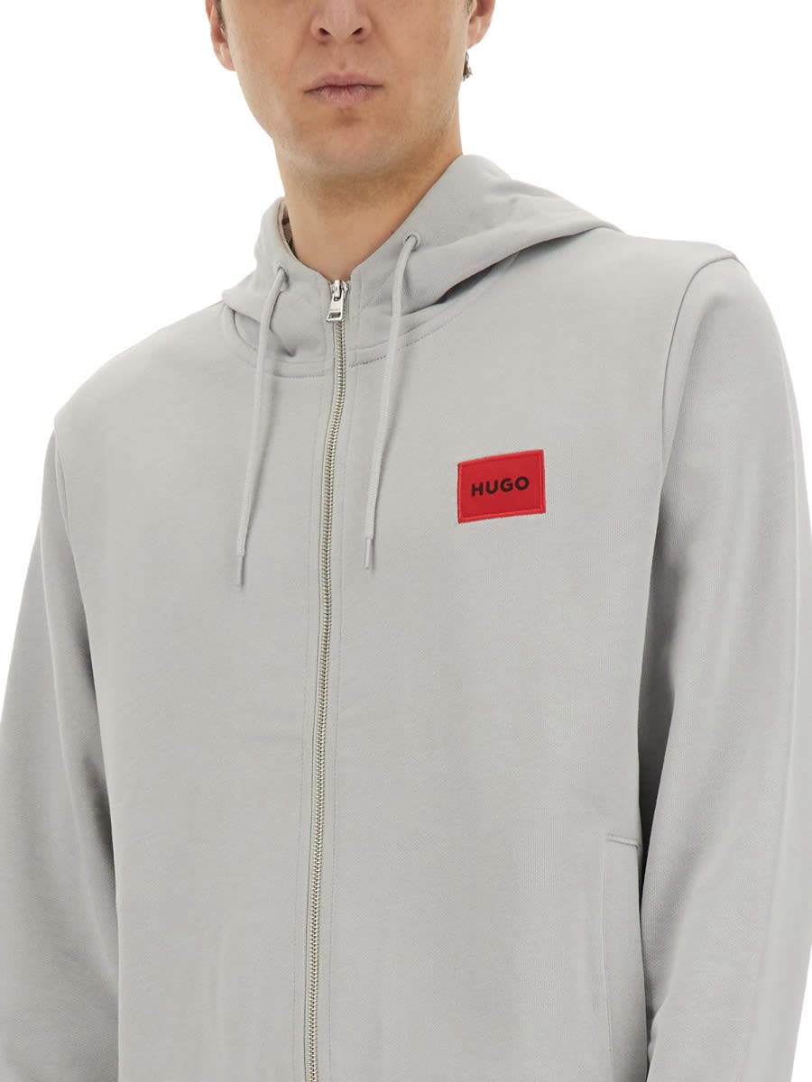 Hugo Boss Hugo Sweatshirt With Logo In Grey