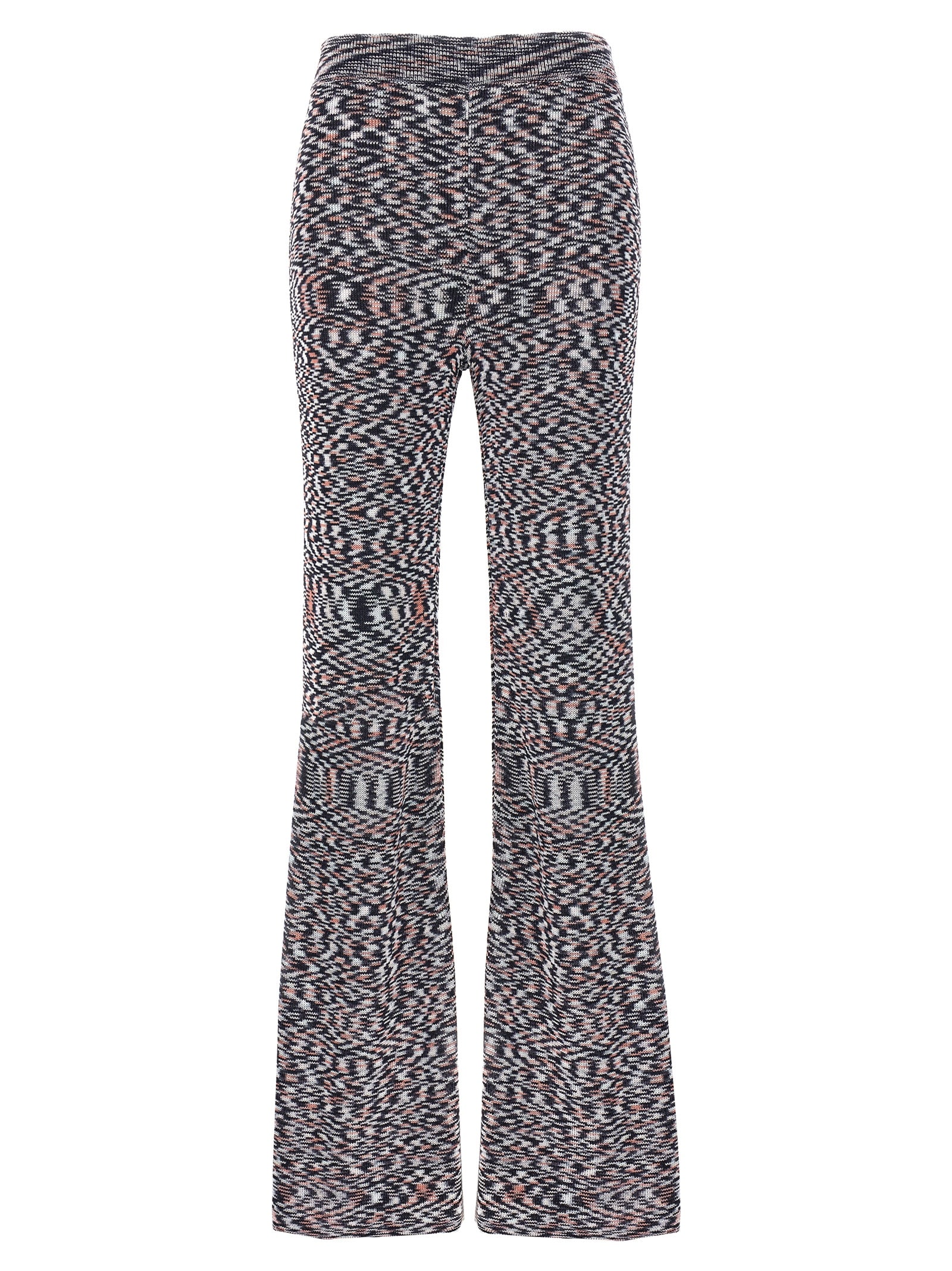 Shop Missoni Patterned Trousers In Multicolor