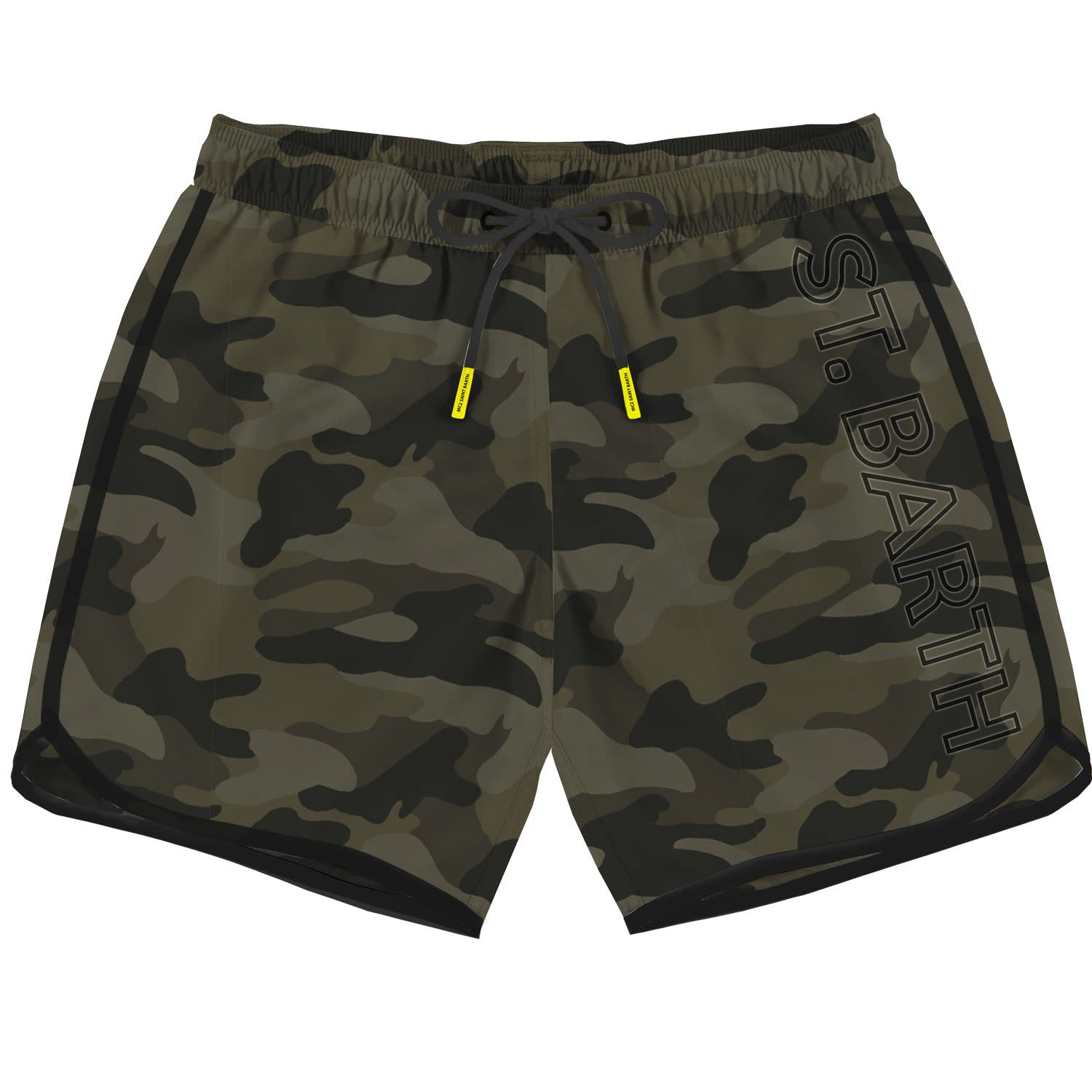 MC2 Saint Barth Man Swimshorts With Side Logo And Contrast