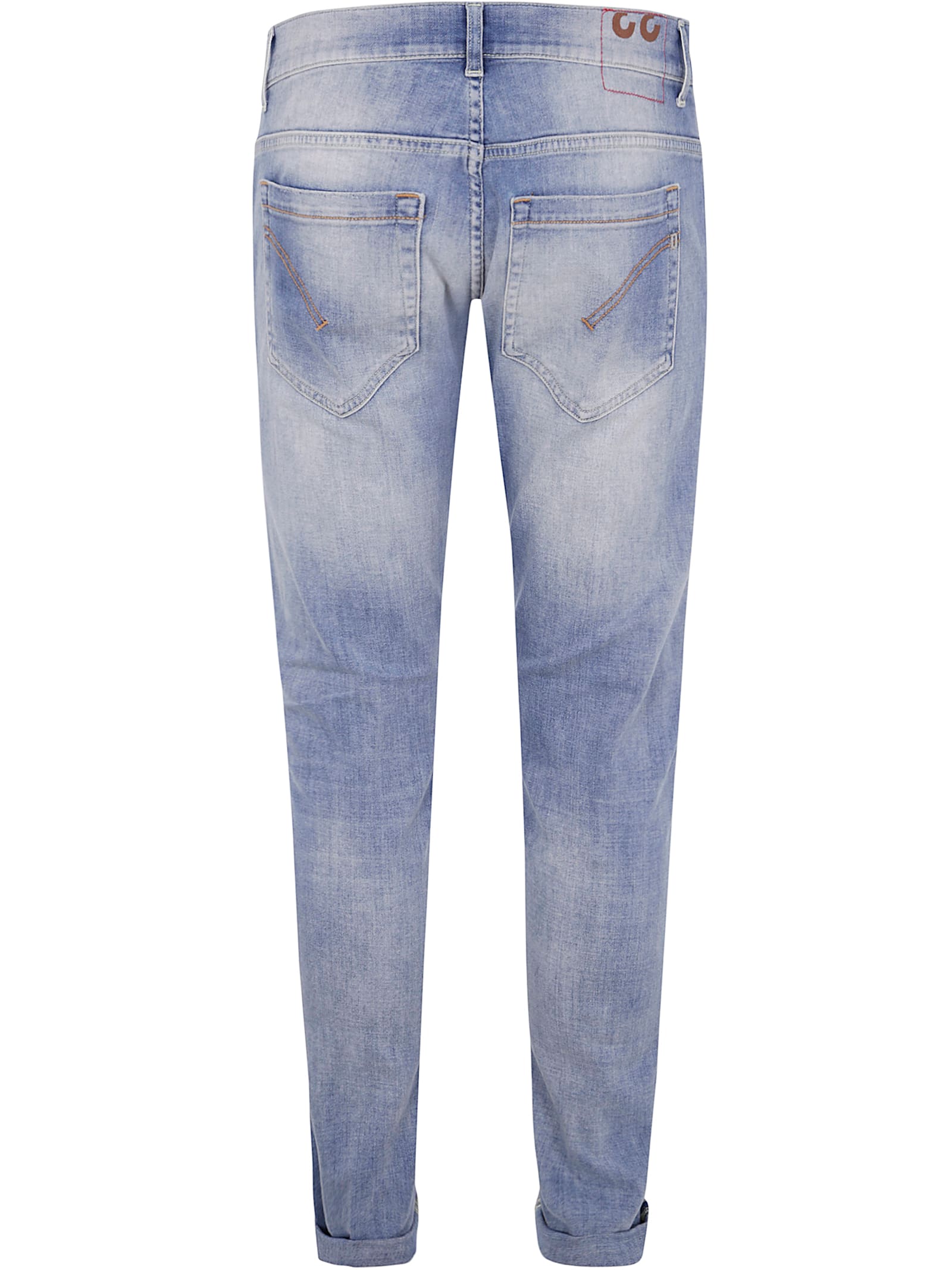 Dondup Rolled Cuffs Denim Five-pockets In Denim