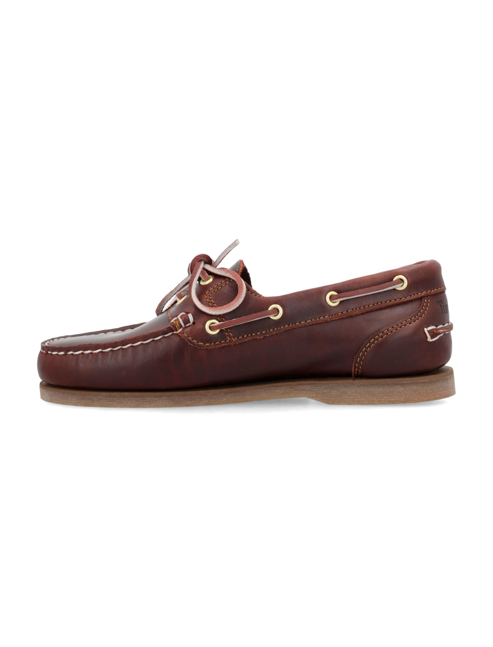 Shop Timberland Classic Boat Shoe In Mid Brown