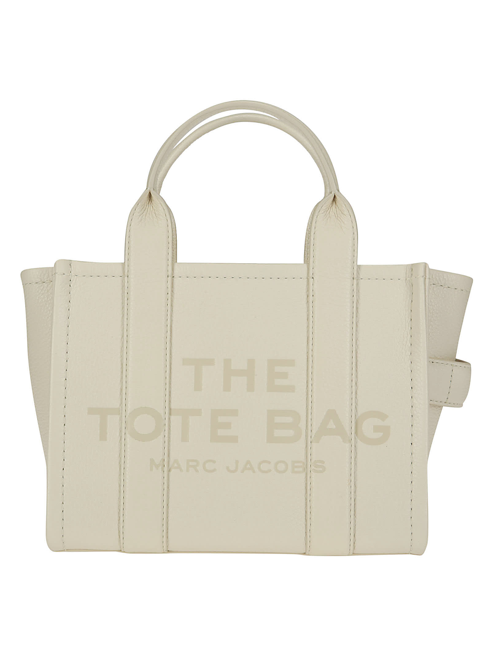 Marc Jacobs The Small Tote In Cotton/silver