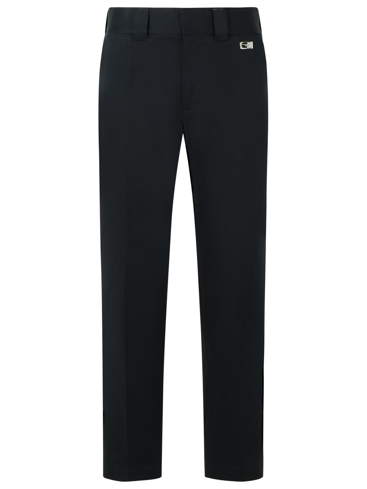 Black Cotton Trousers