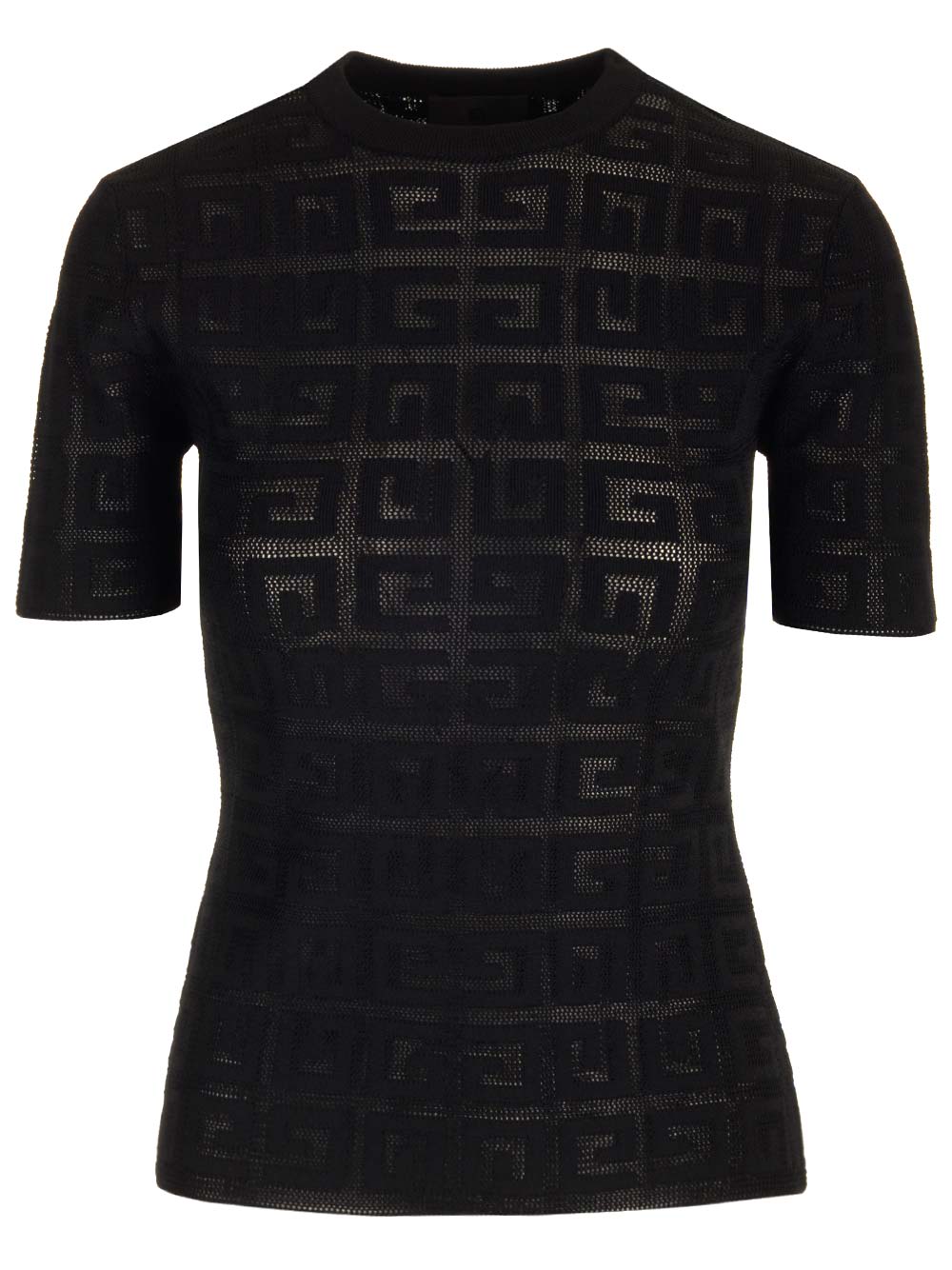 GIVENCHY TEXTURED LACE TOP