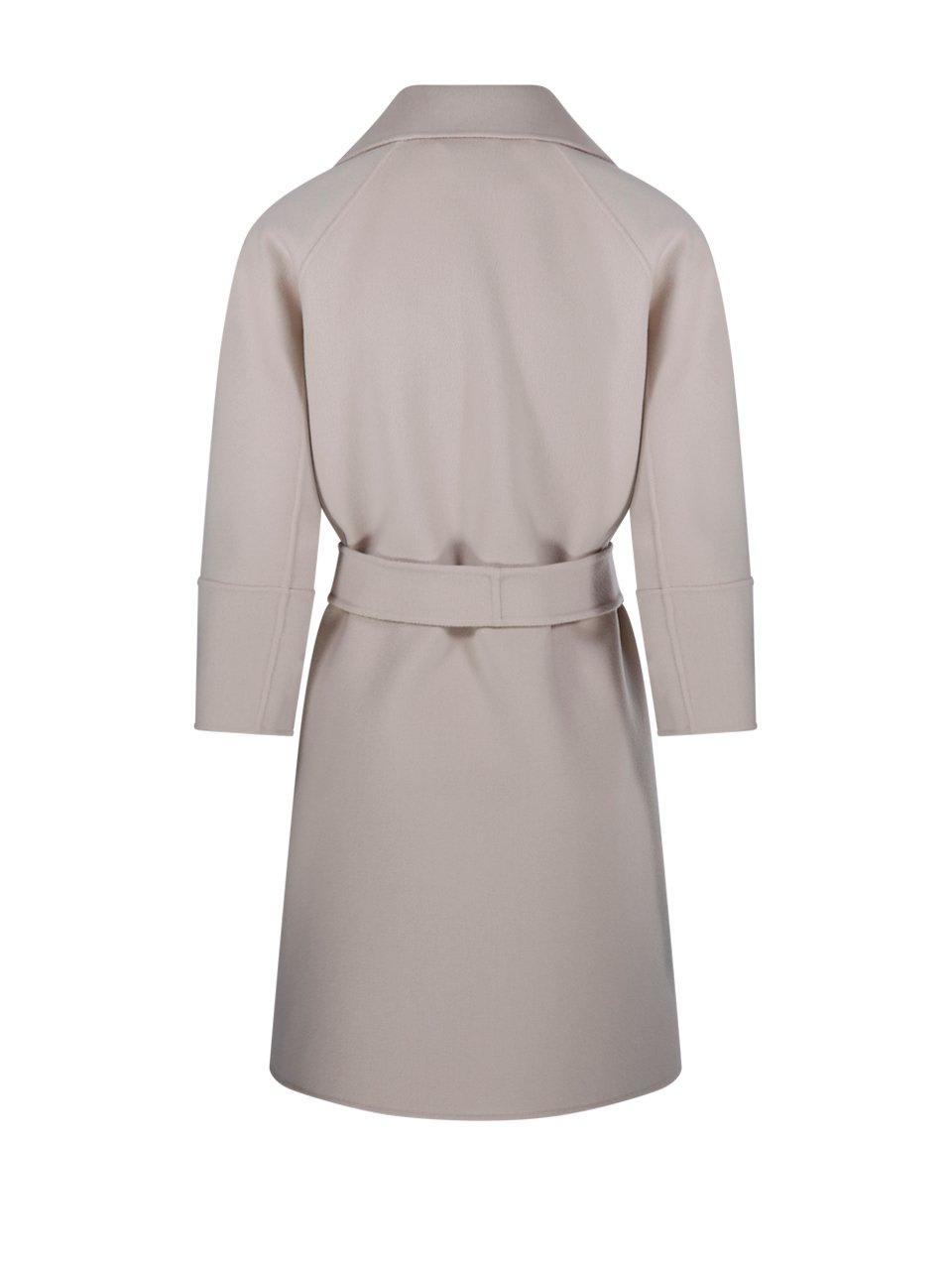S Max Mara Belted Long-sleeved Coat