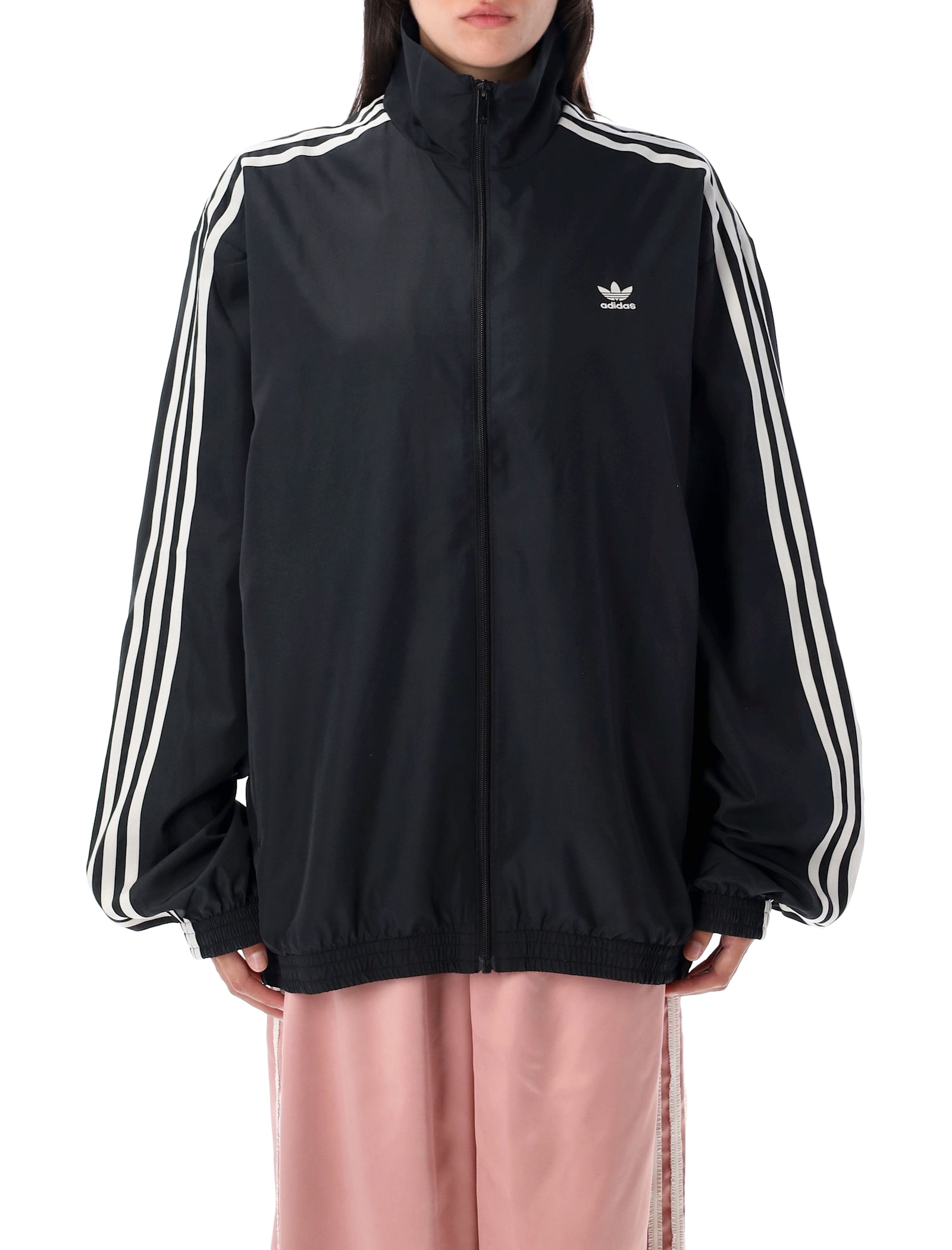 Adidas Originals Adilenium Season 3 Oversized Track Top In Black