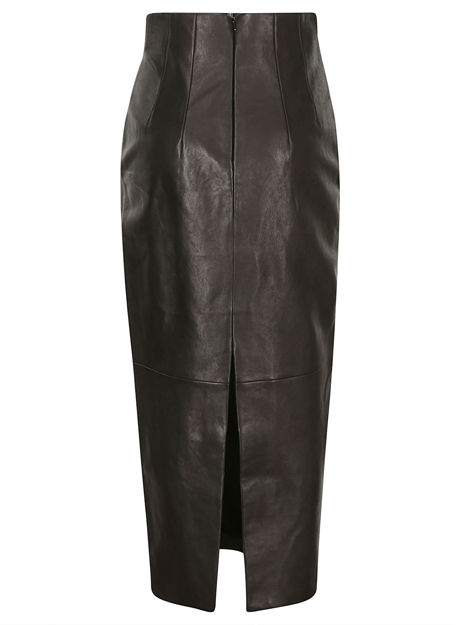 Khaite Loxley Skirt In Brown