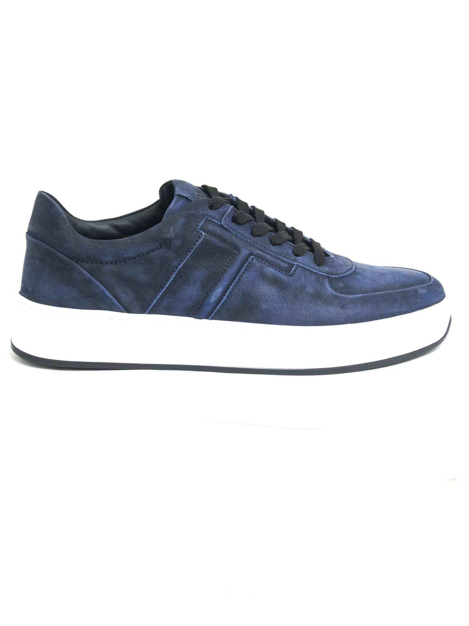Tod's Sneakers In Blue Nubuck | ModeSens