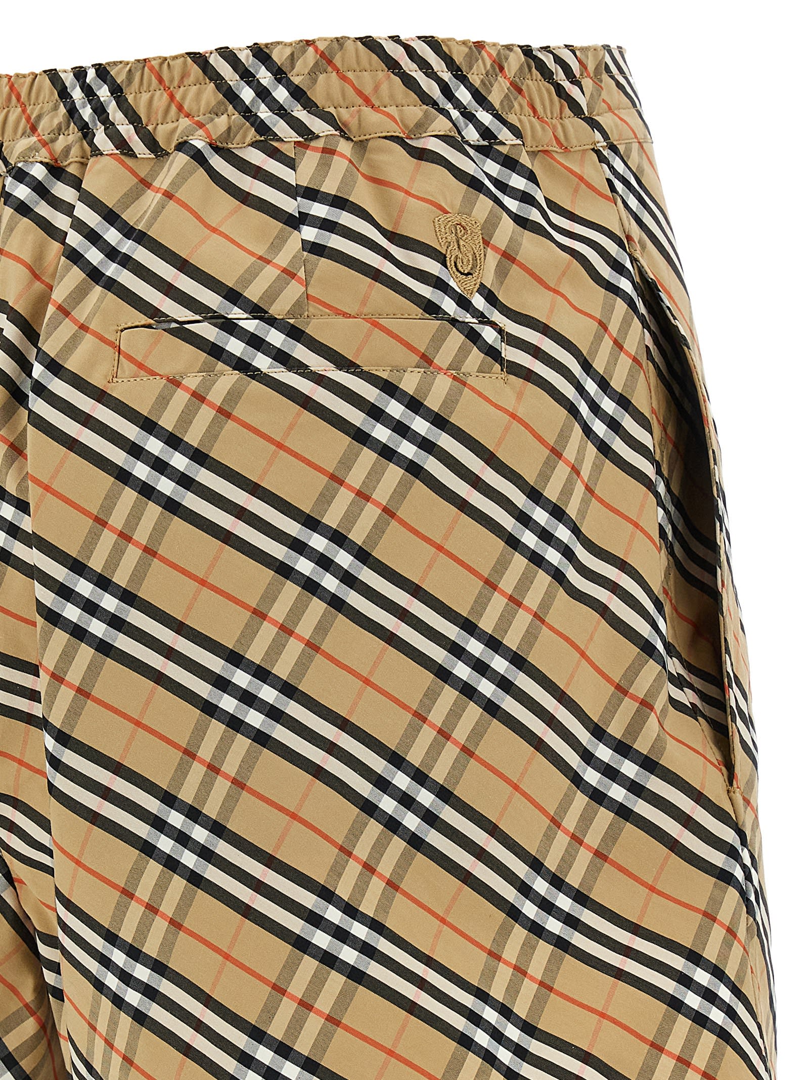 BURBERRY CHECK SHORTS