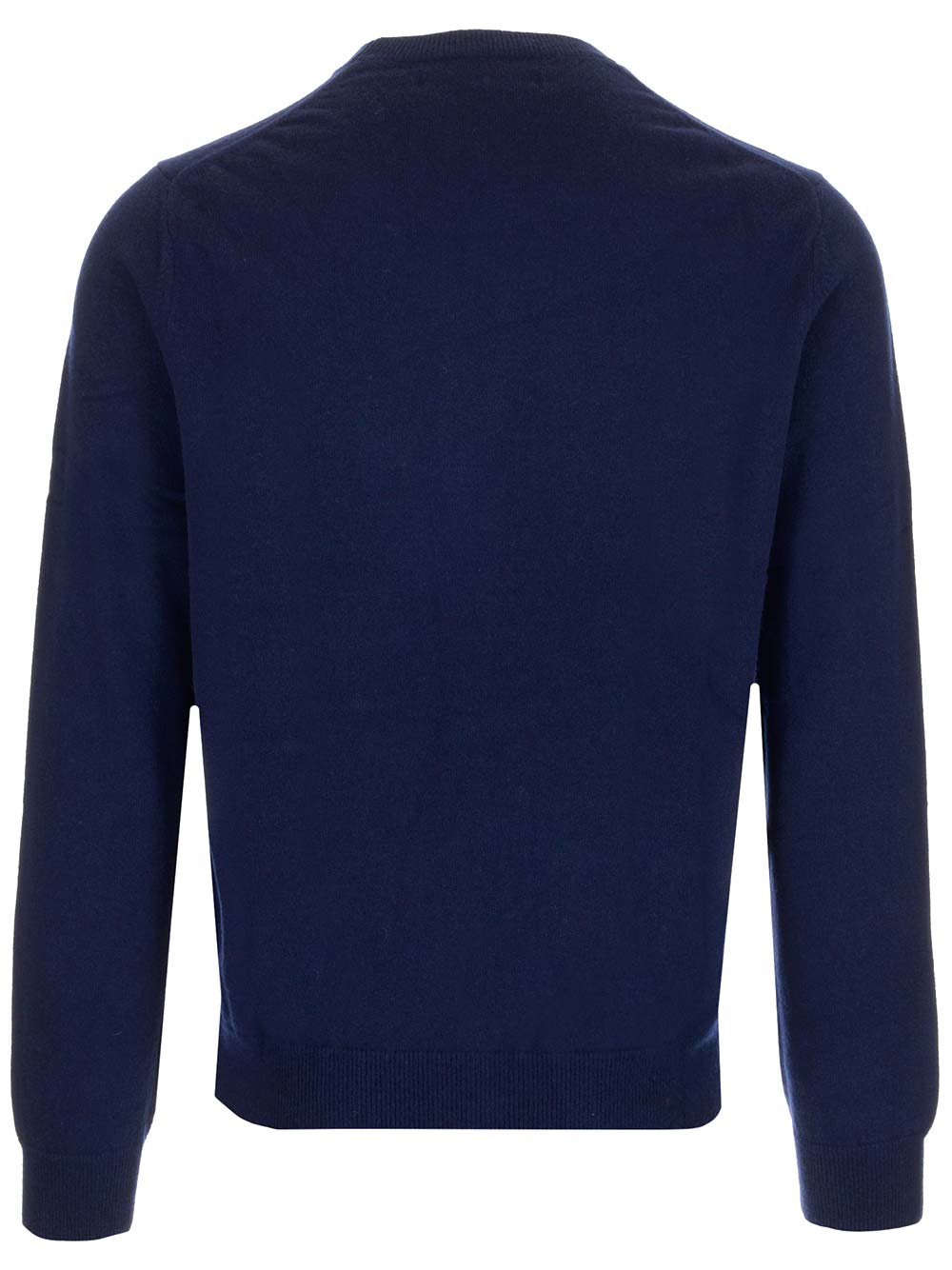 Shop Comme Des Garçons Shirt Blue Crewneck Sweater In Navy
