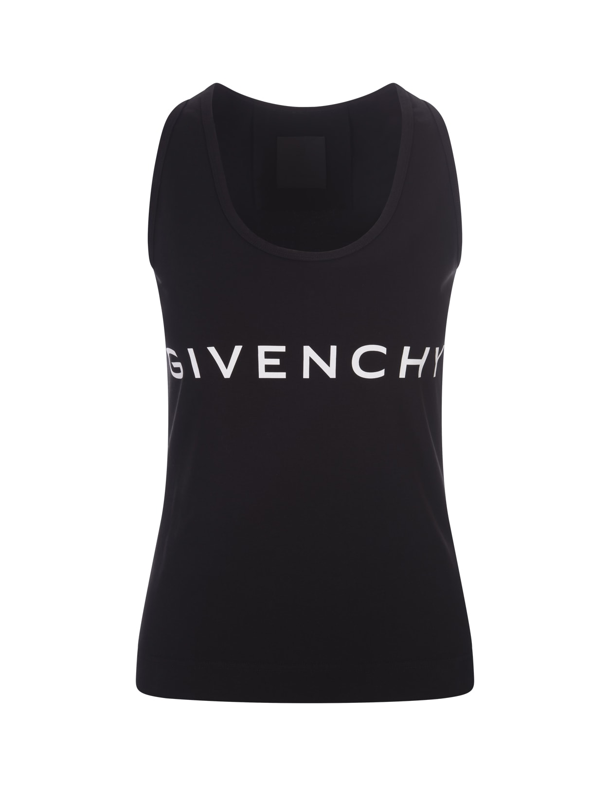 Givenchy Archetype Tank Top In Black Cotton