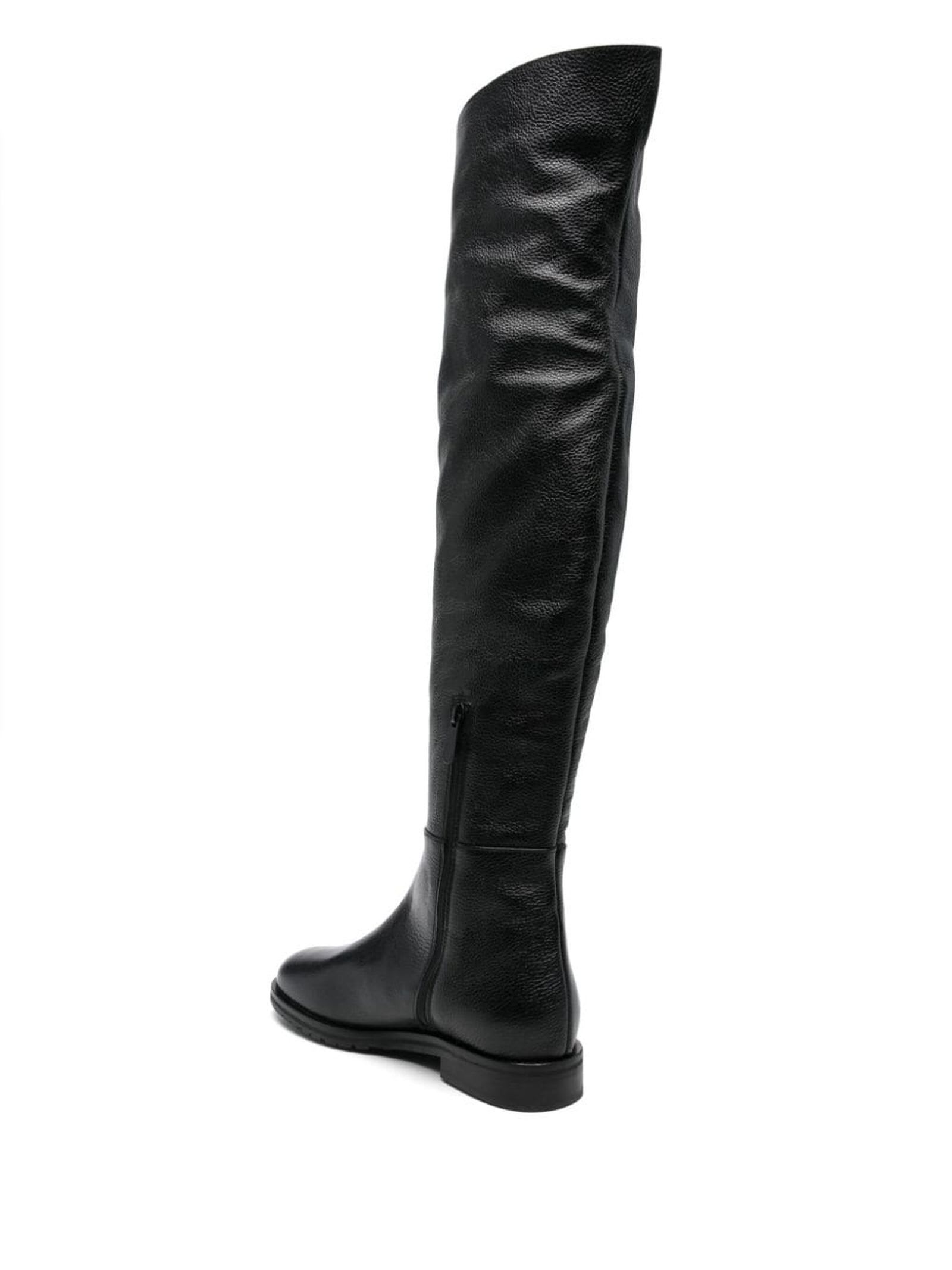 Shop Roberto Festa Black Calf Leather Arvid Boots