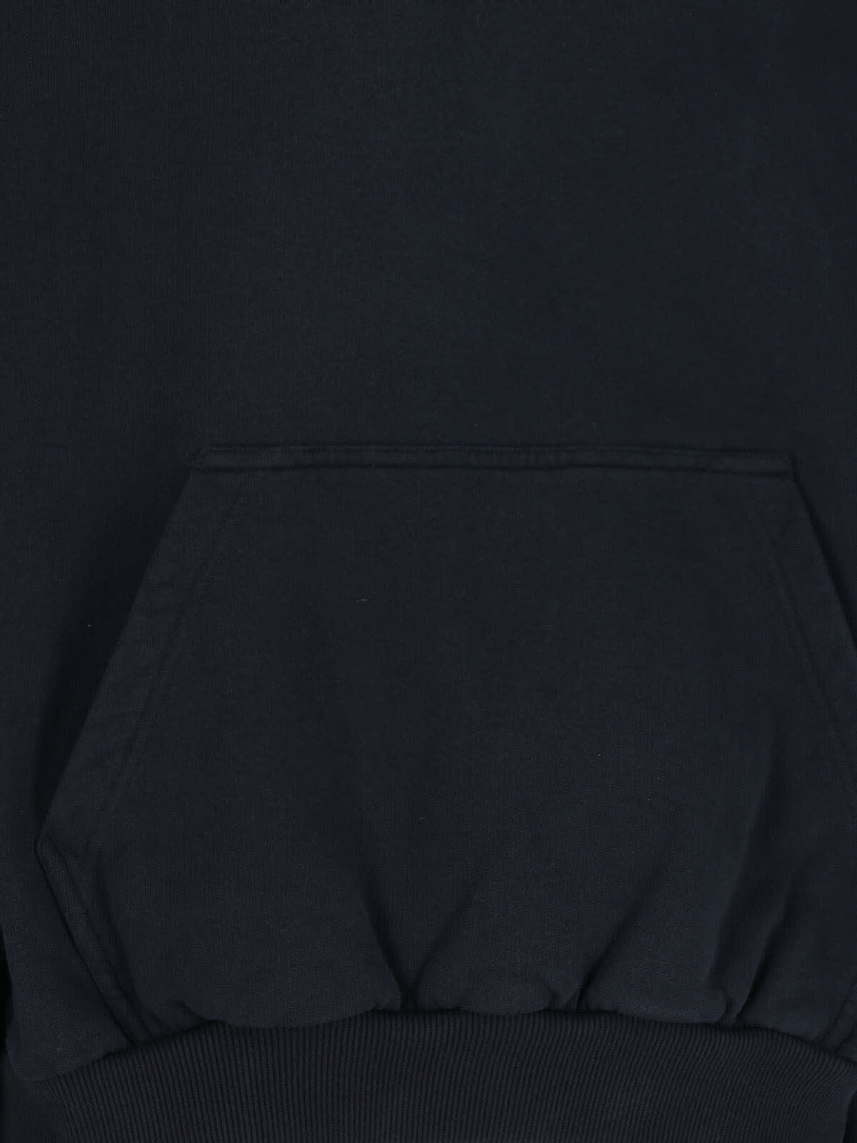 Balenciaga Hooded Sweatshirt Kangaroo Pocket In Blue
