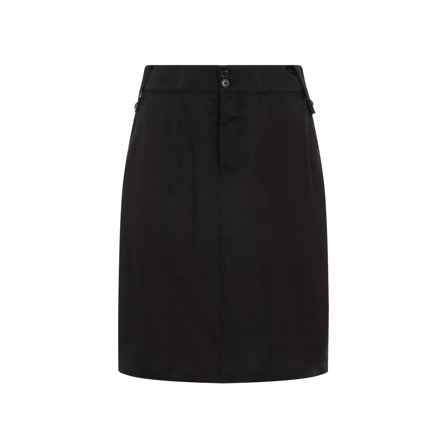 Shop Saint Laurent Skirt In Noir