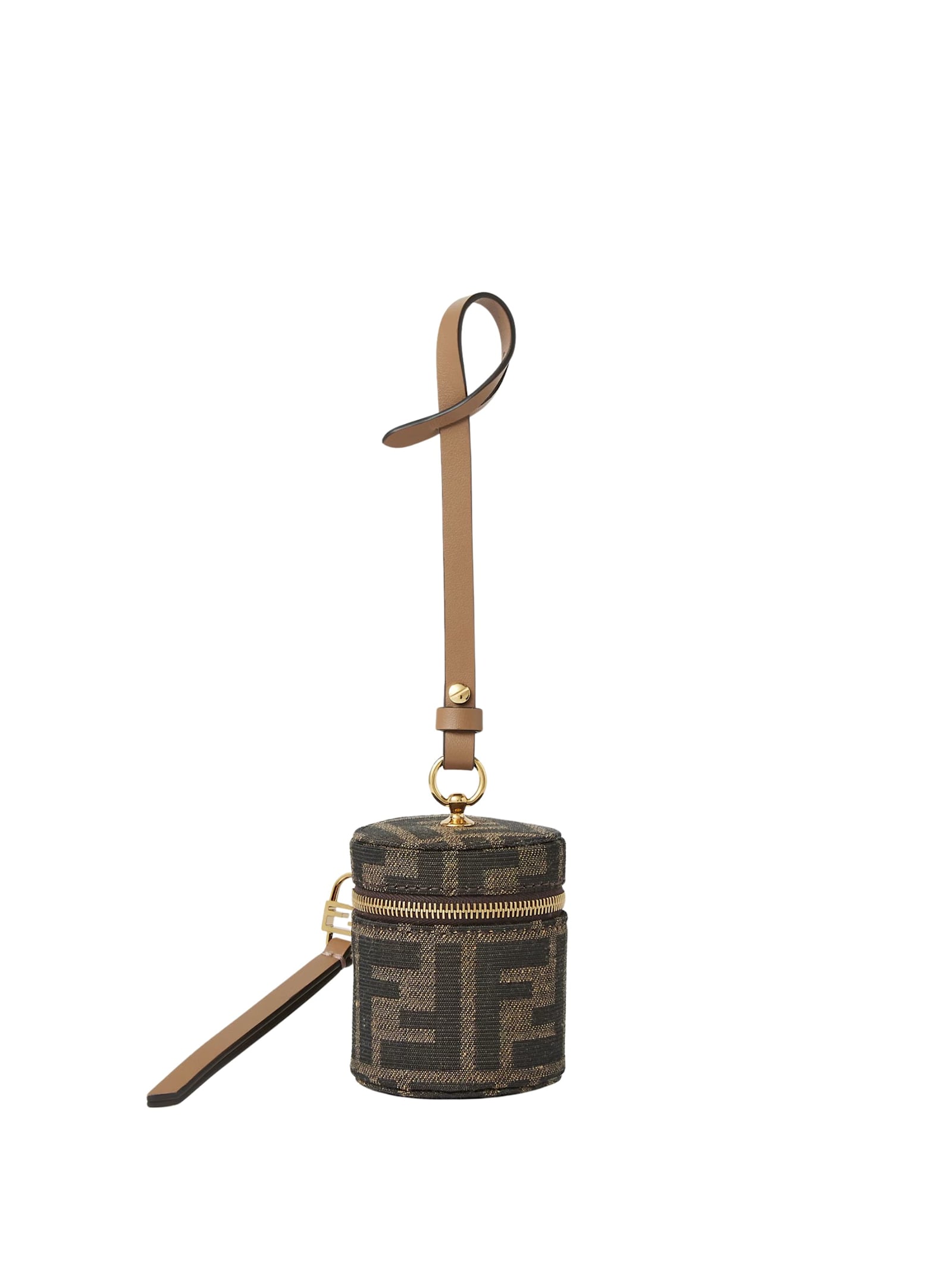 Fendi Women Baguette Coin Purse In Gray