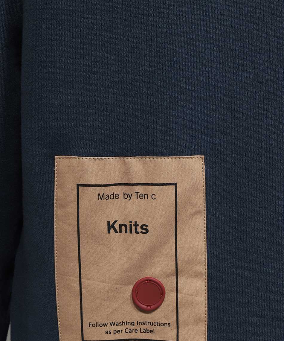 Ten C Cotton Sweatshirt In Blue