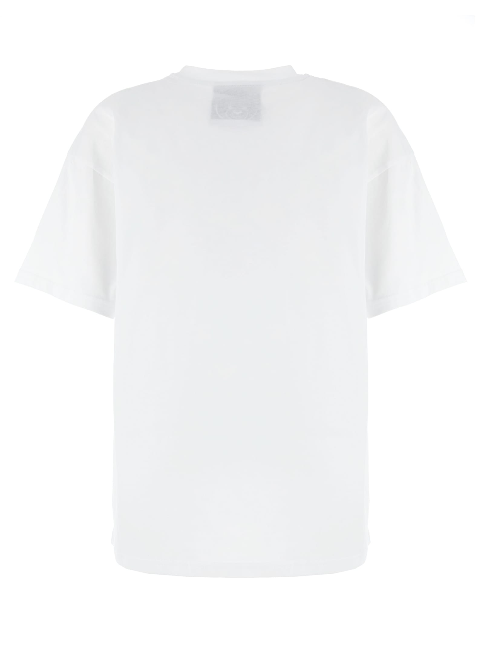 Shop Moschino Printed T-shirt In White