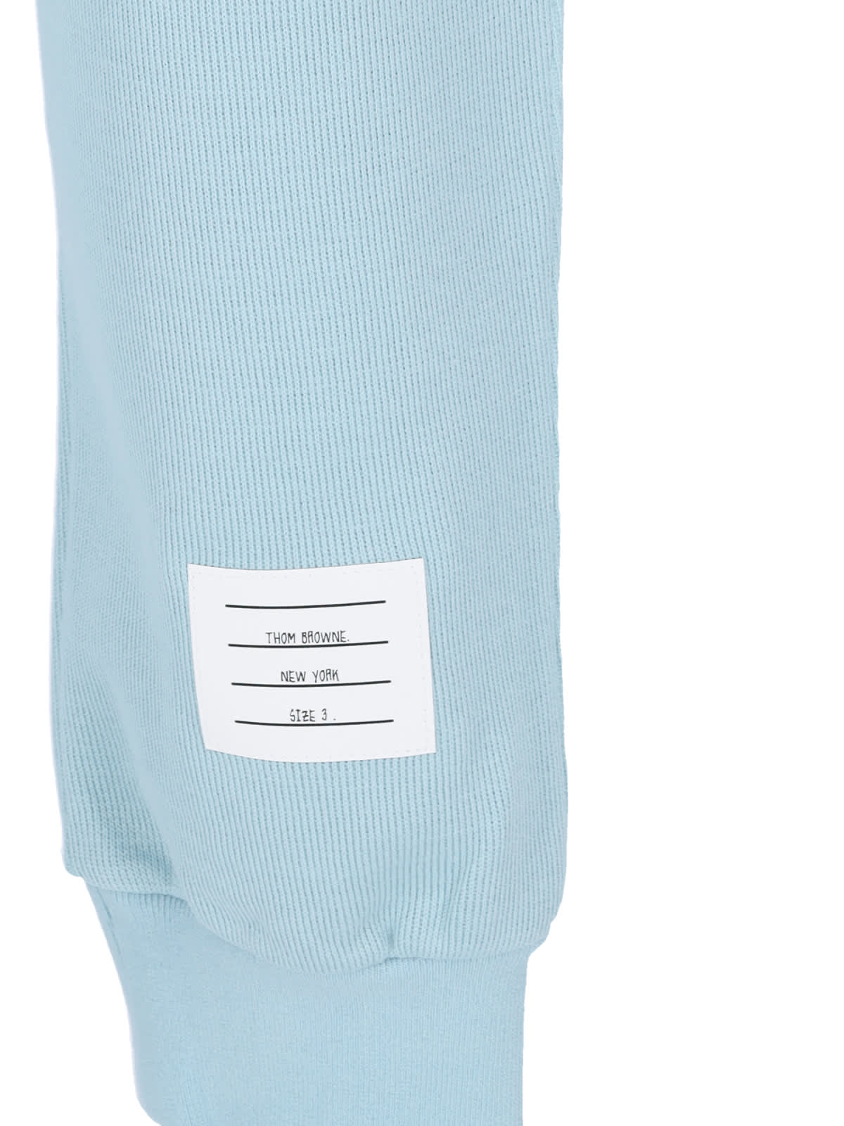 Shop Thom Browne 4-bar Track Pants In Light Blue