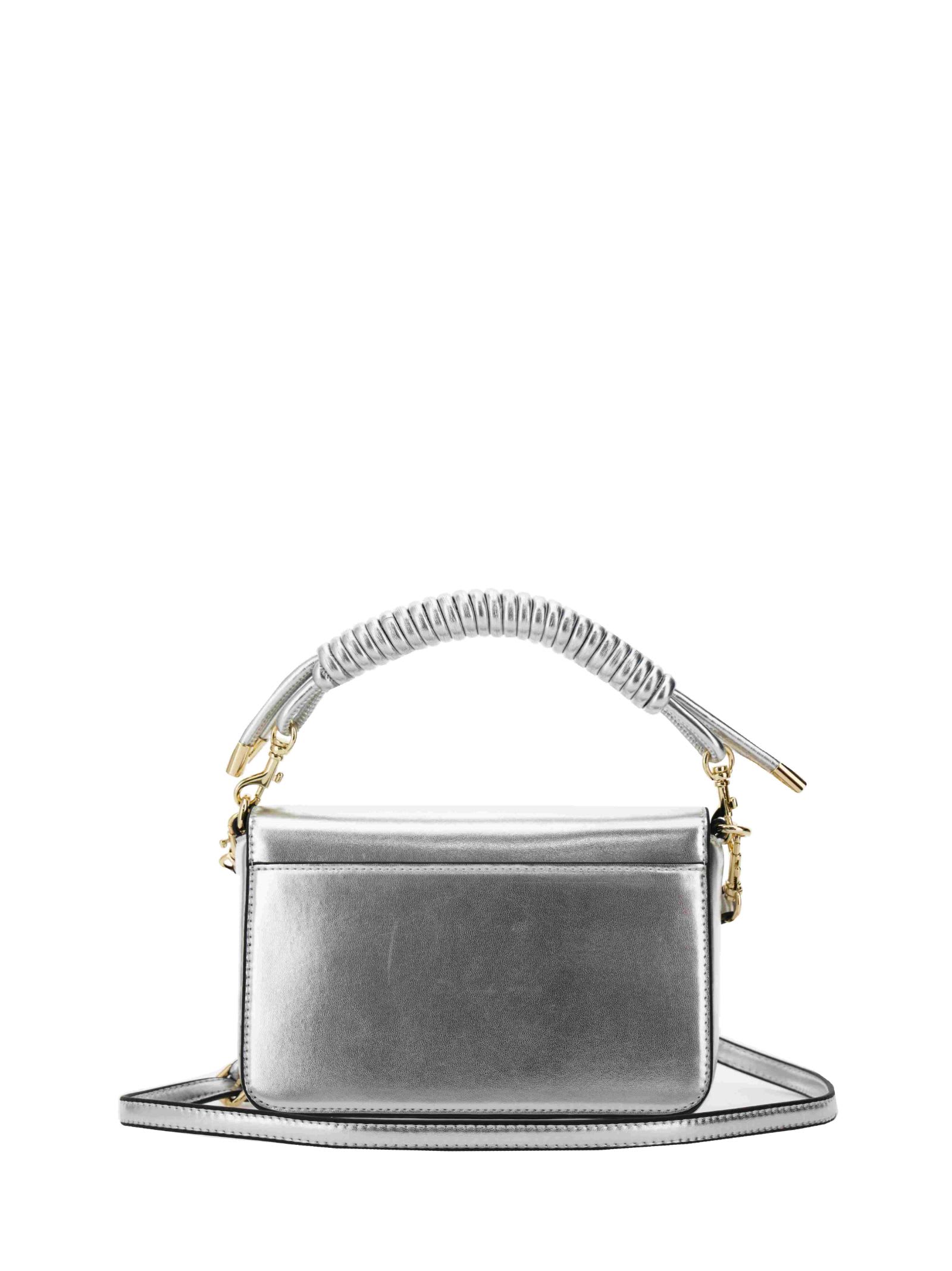 Shop Versace Jeans Couture Silver Shoulder Bag