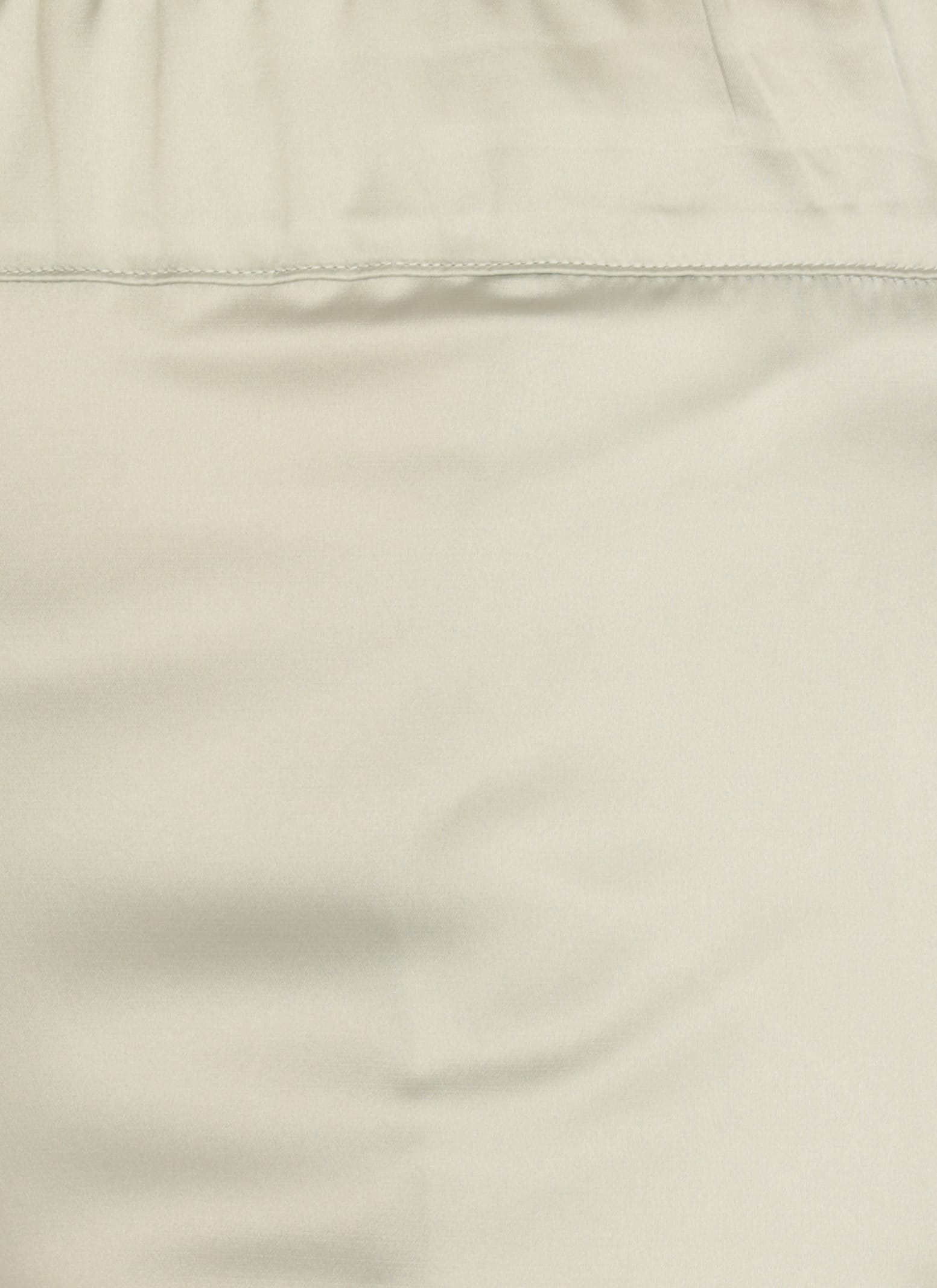 D Exterior D. Exterior Grey Satin Pants In White