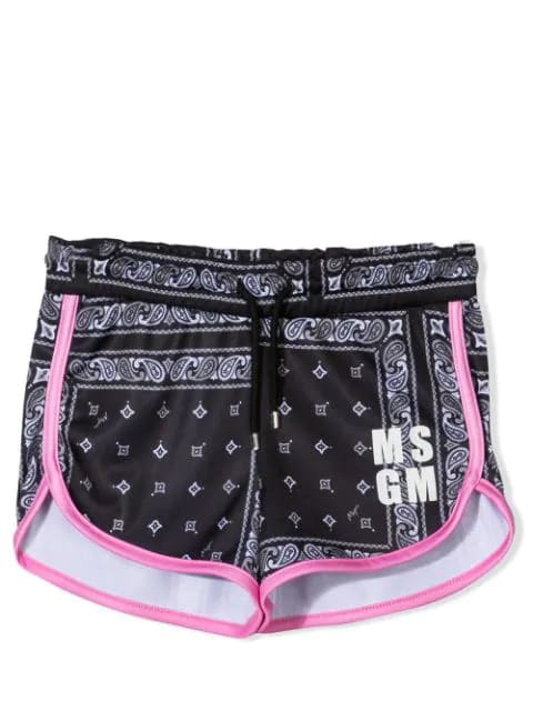 MSGM Sport Shorts With Print