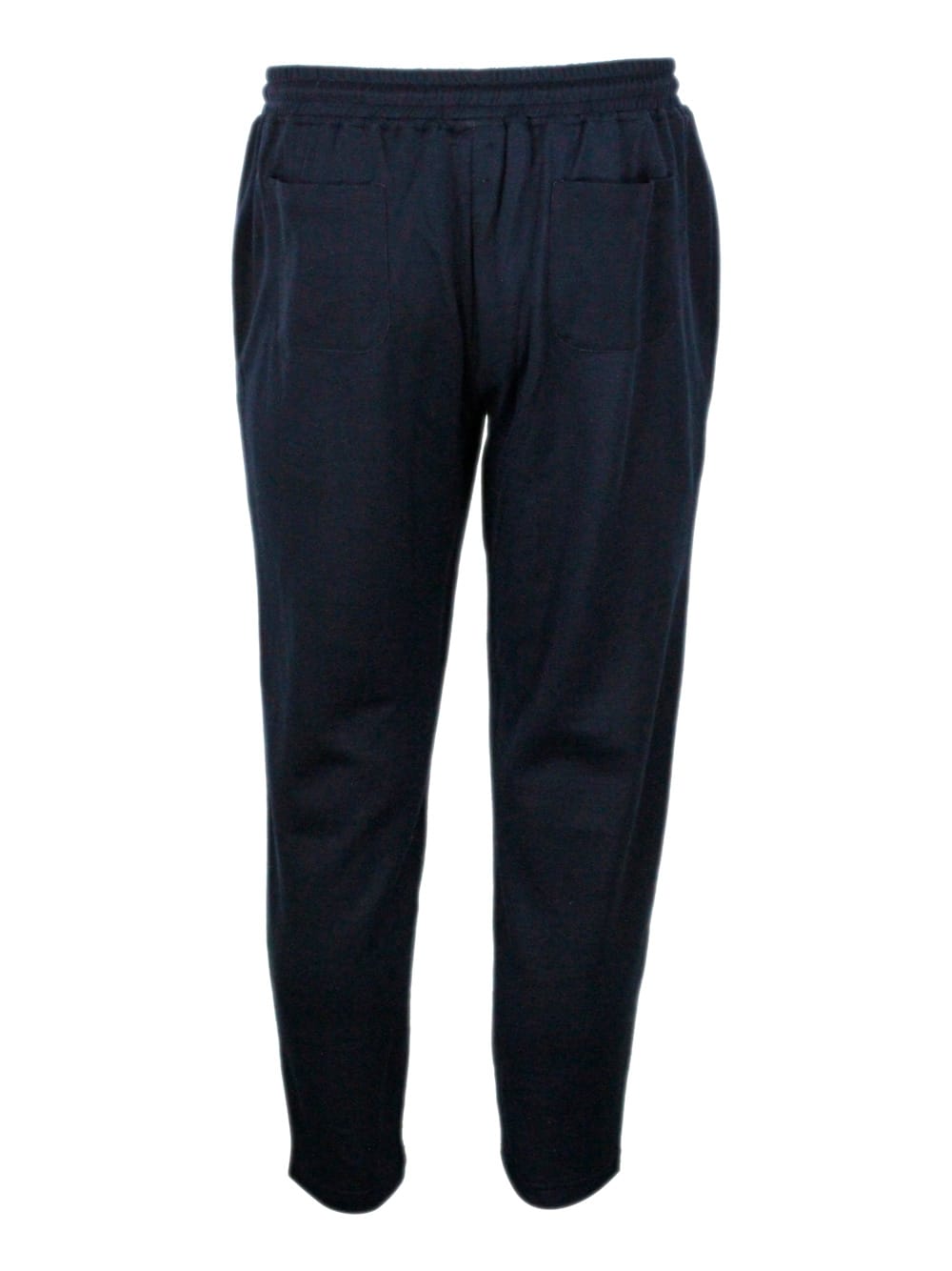 Eleventy Jersey Track Pants In Blue