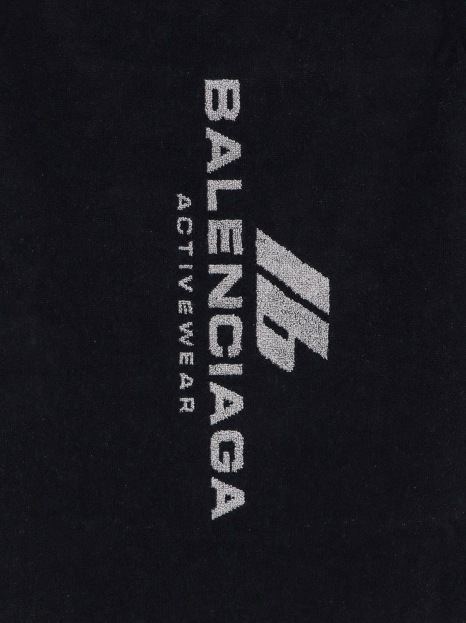 Shop Balenciaga Towel In Black