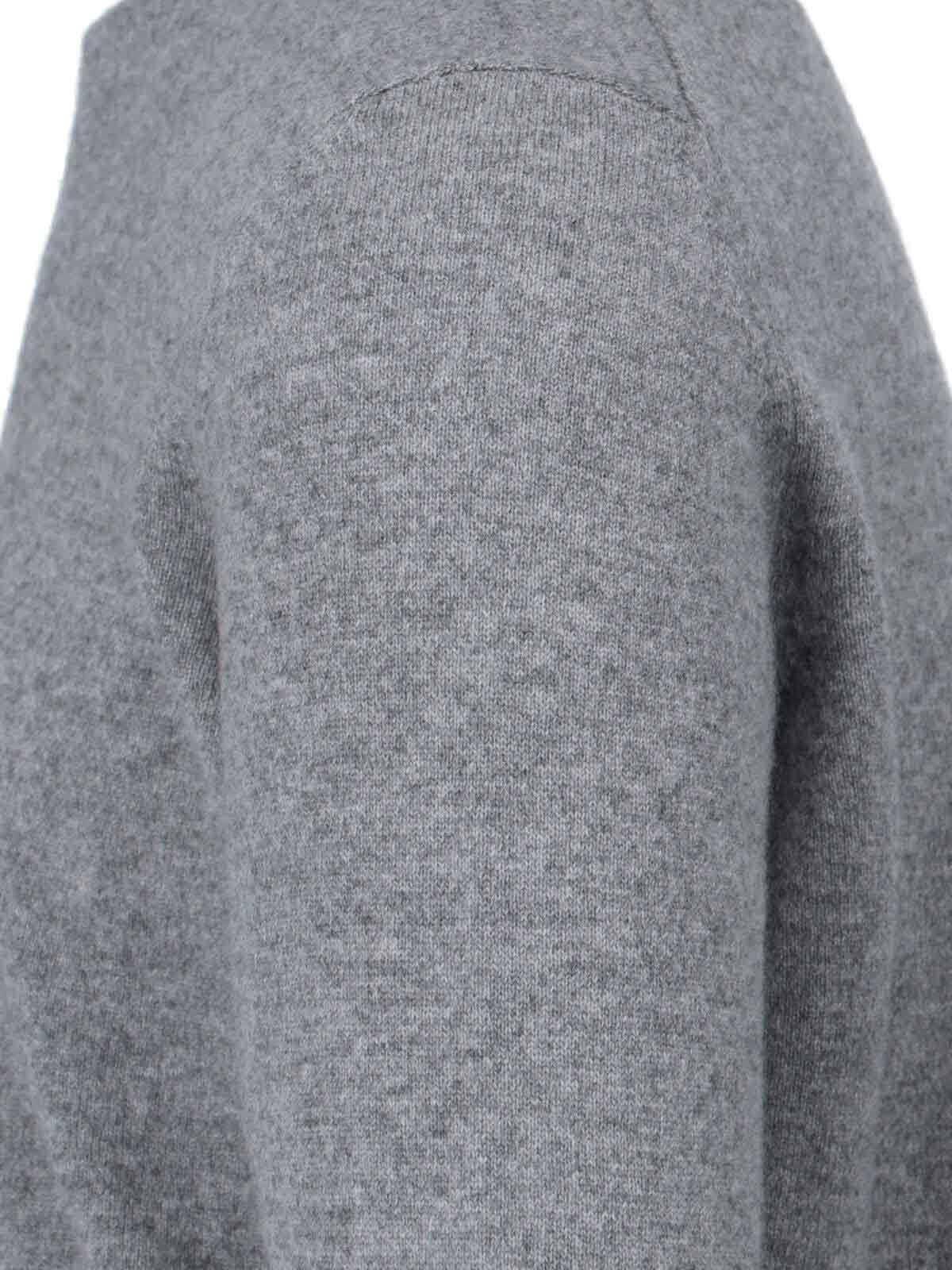 Zegna Crew-neck Wool Jumper In Gray