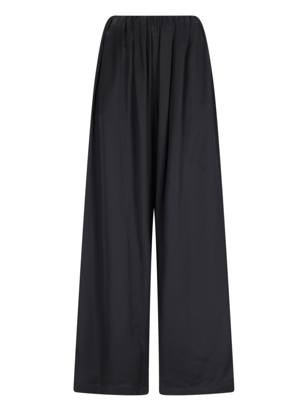 Shop Mm6 Maison Margiela Wide Pants In Black