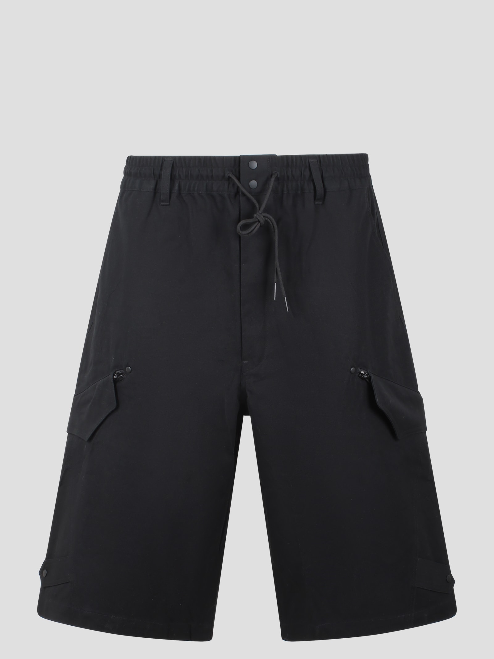 Shop Y-3 Wrkwr Shorts In Black