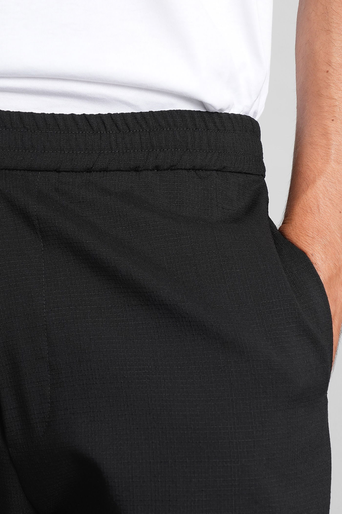Barena Venezia Bativoga Pants In Black Wool In Black