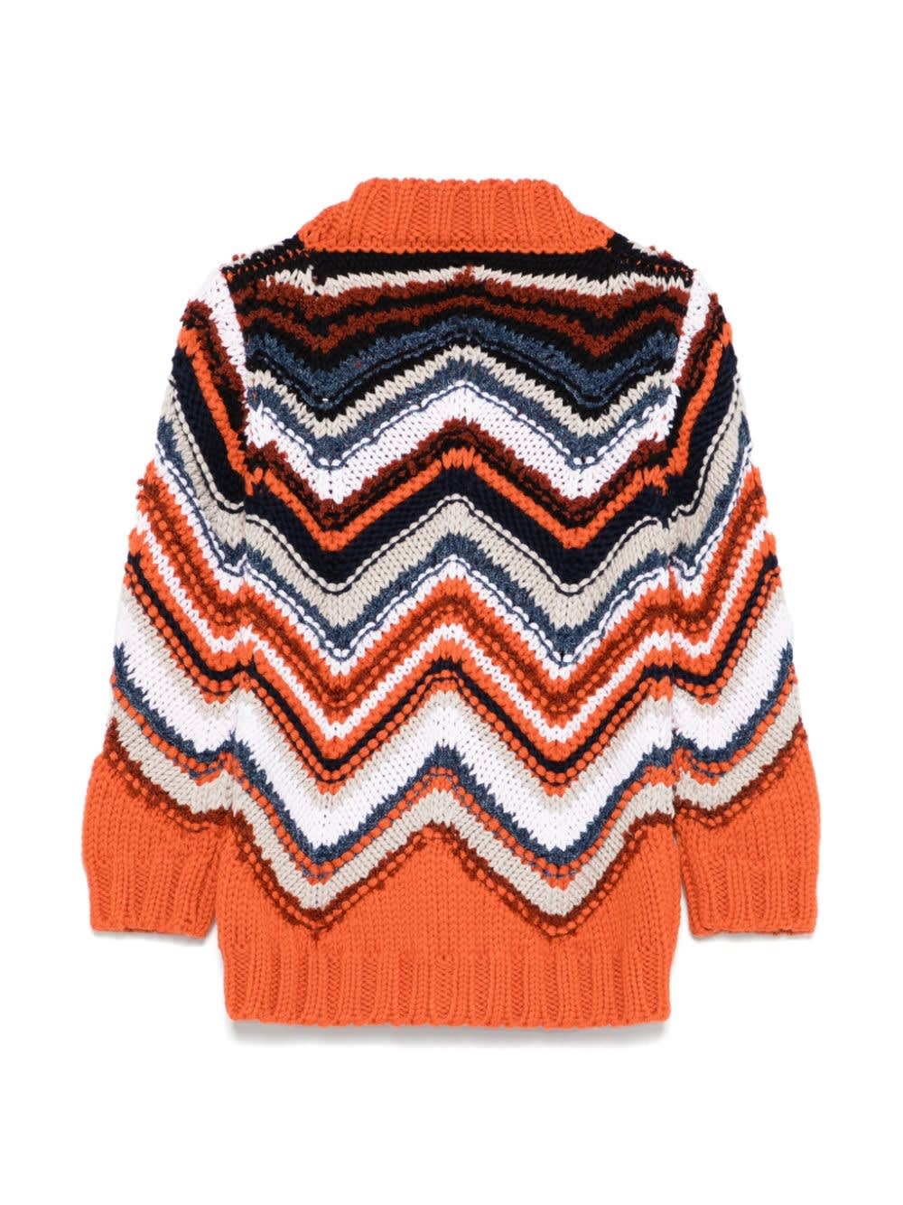 MISSONI CARDIGAN CON MOTIVO A ZIGZAG 