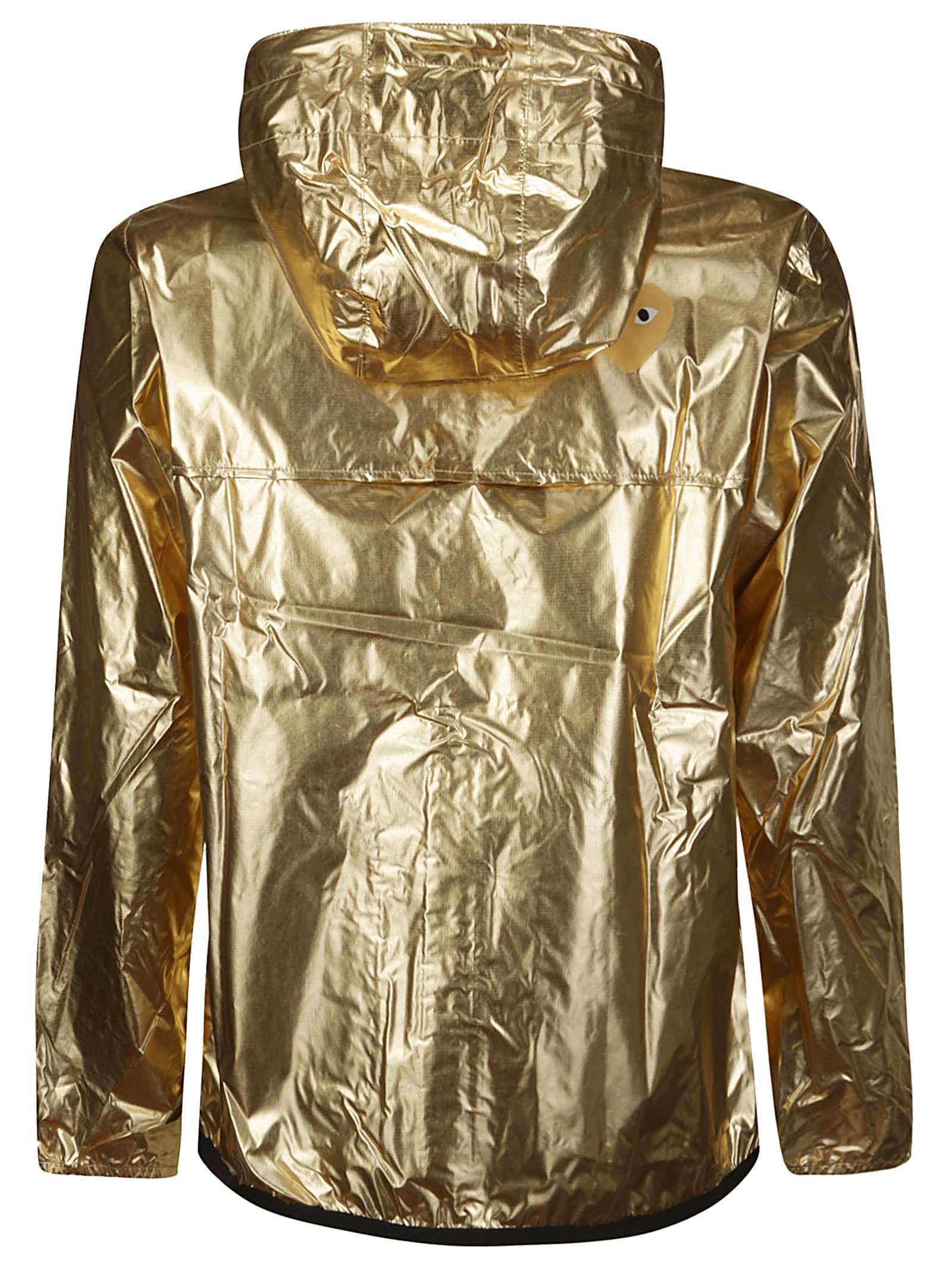 Shop Comme Des Garçons Play Jacket Gold Emblem