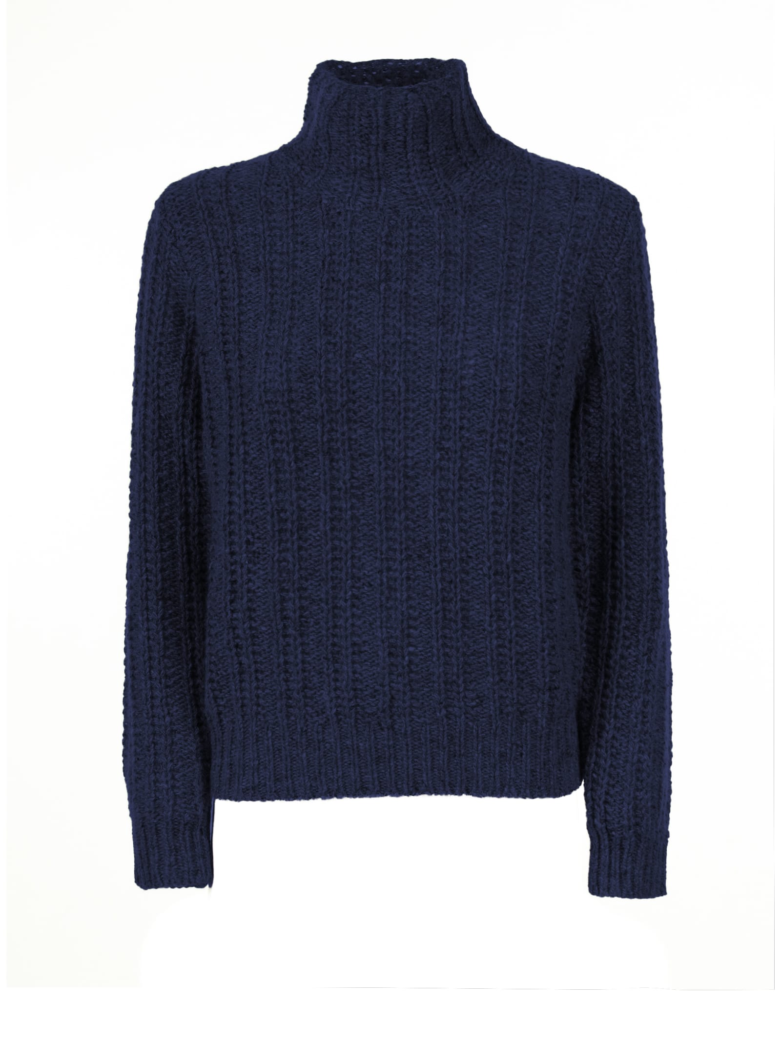 Kangra Blue Turtleneck Sweater