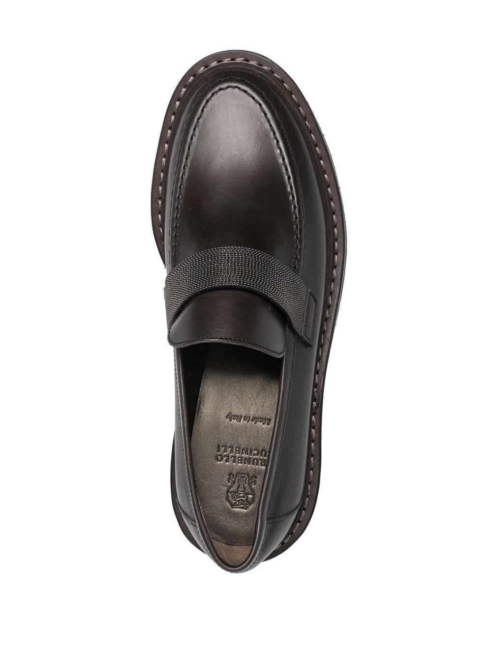 Shop Brunello Cucinelli Loafers In Black