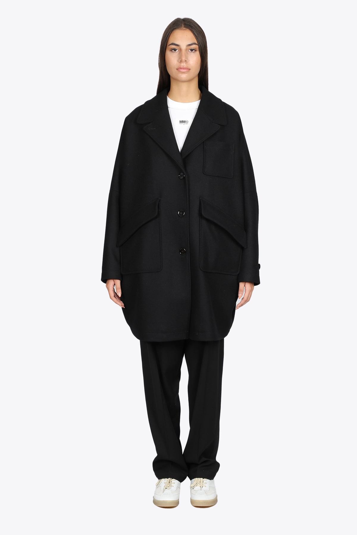 mm6 oversized coat