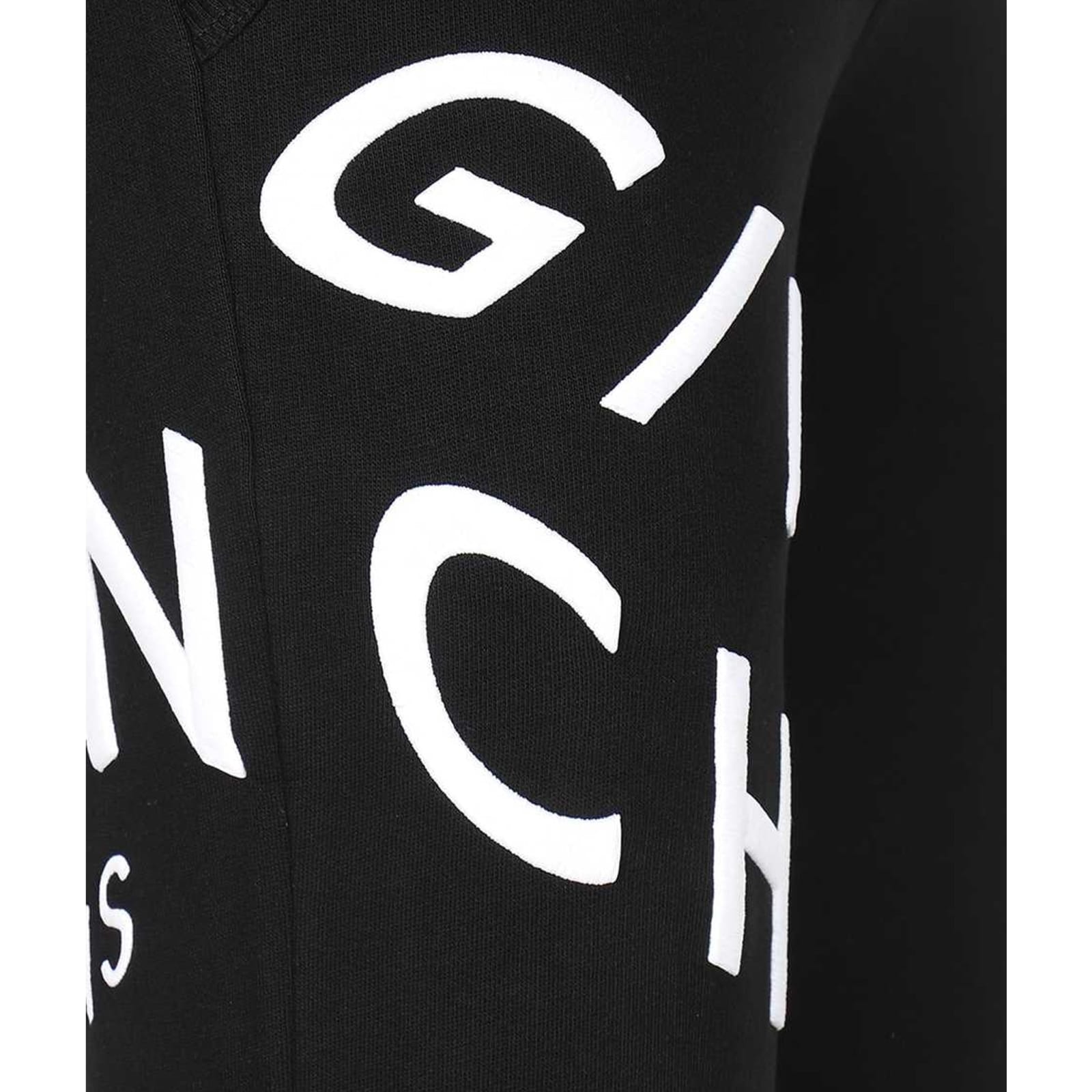 Shop Givenchy Cotton Logo Pants In Black