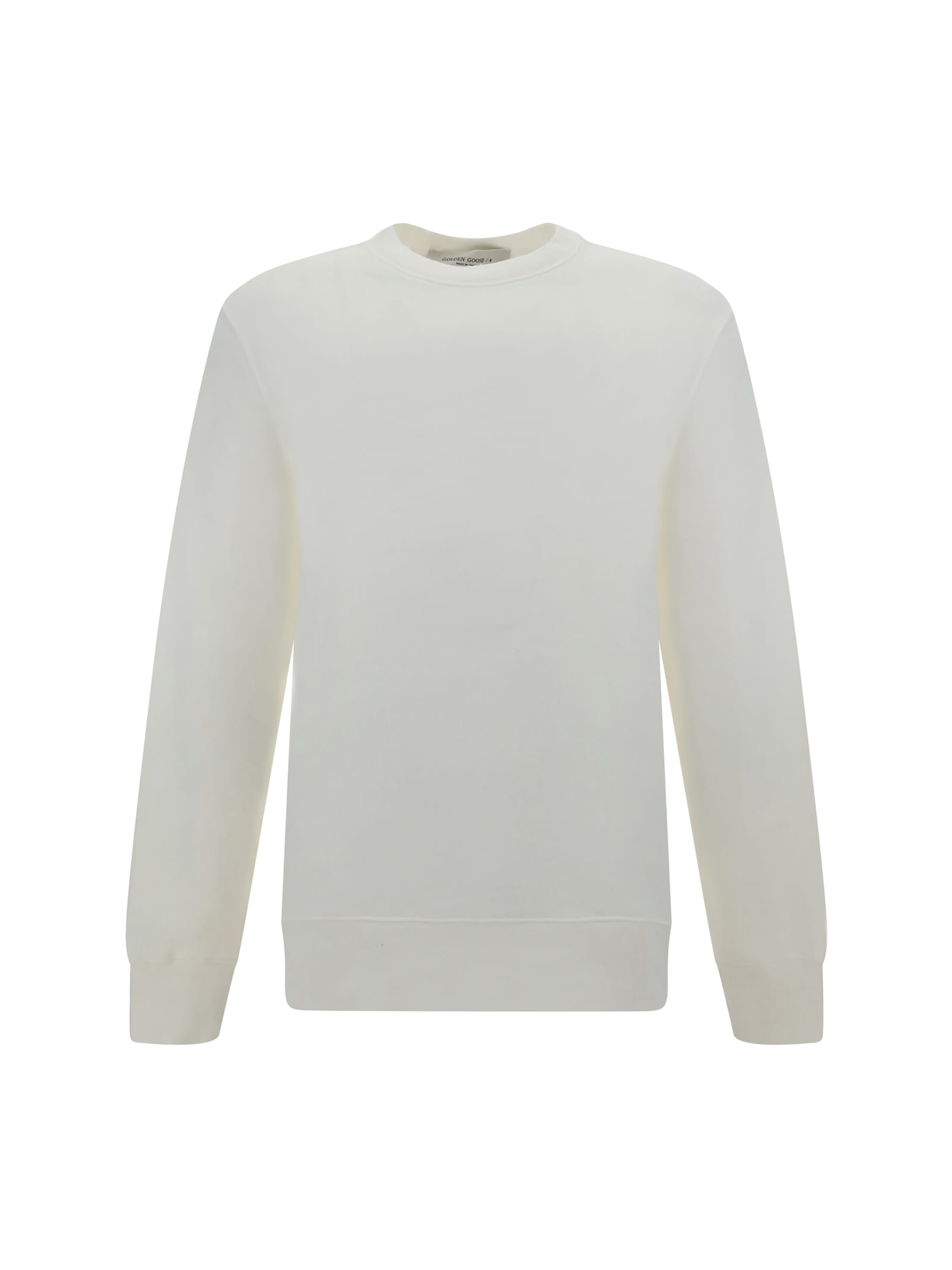 Shop Golden Goose Sweatshirt In Vintage White