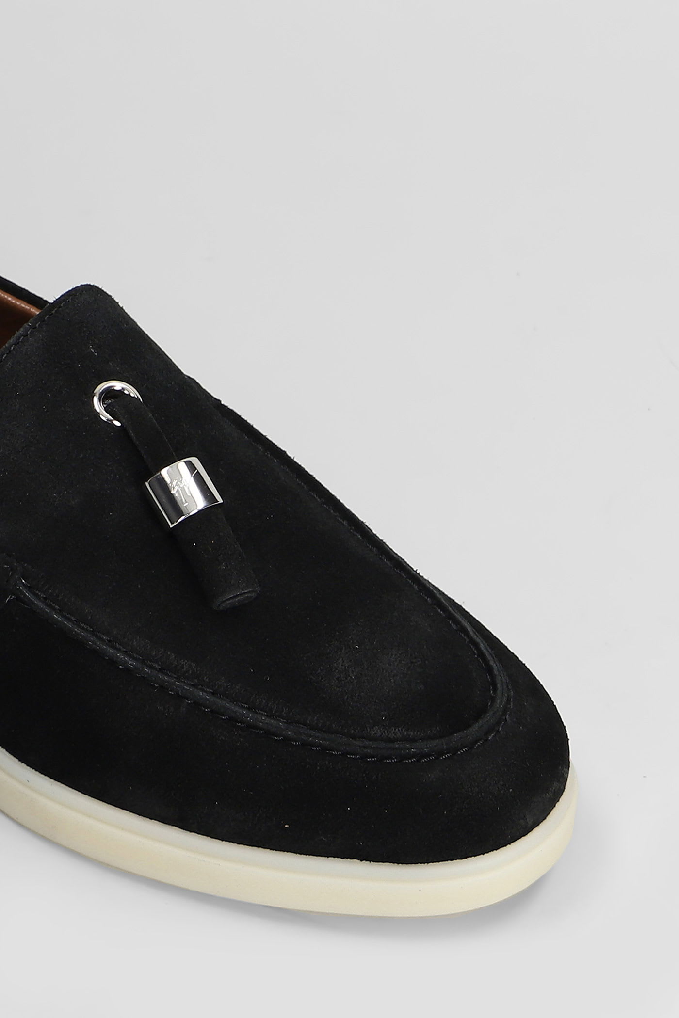 Giuseppe Zanotti The Maui Loafers In Black Suede In Black