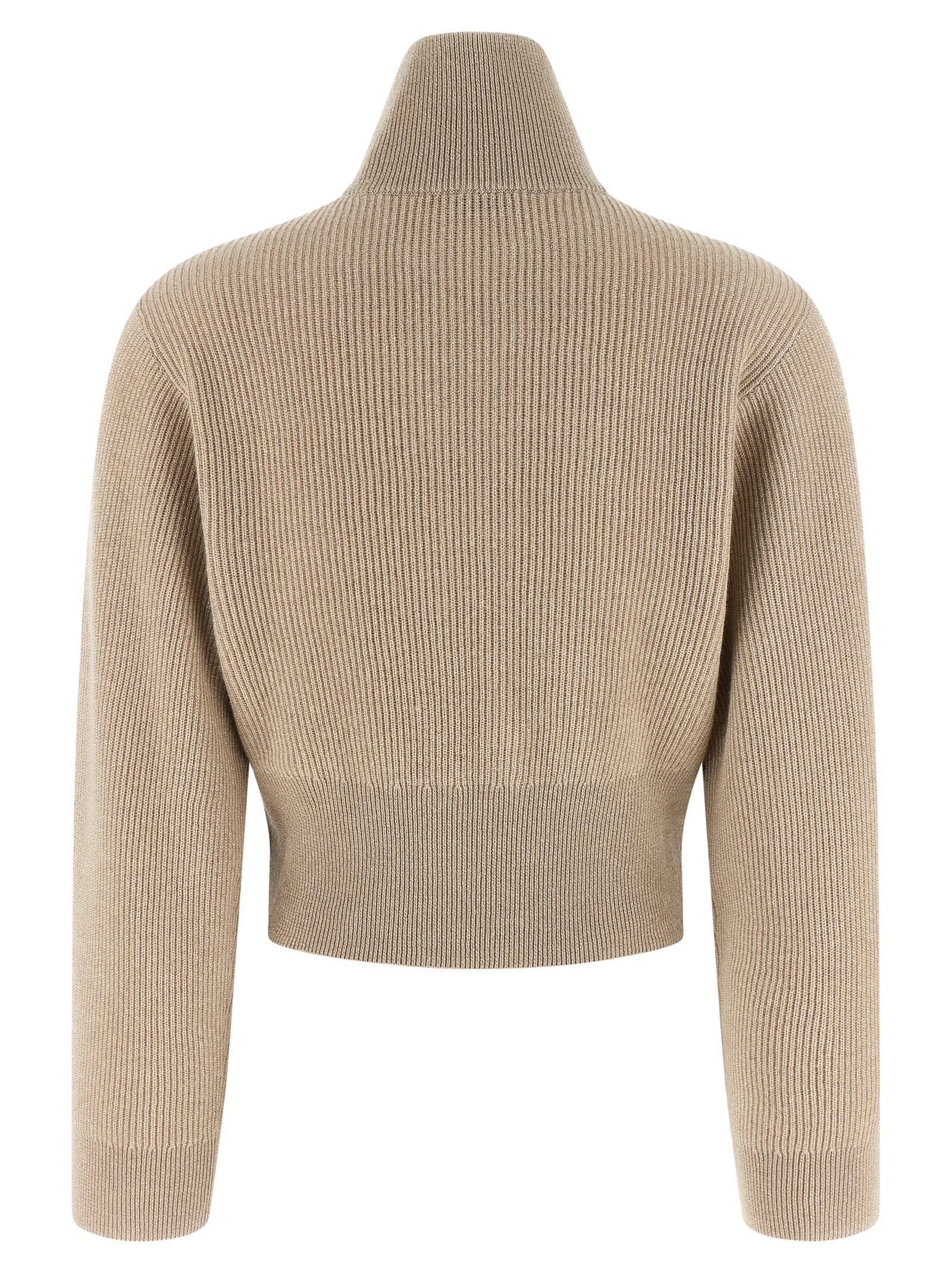 Brunello Cucinelli Sparkling Cardigan In Neutral