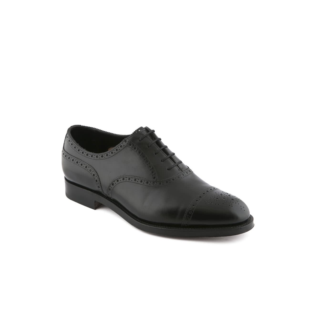 Edward Green Cadogan Black Calf Oxford Shoe