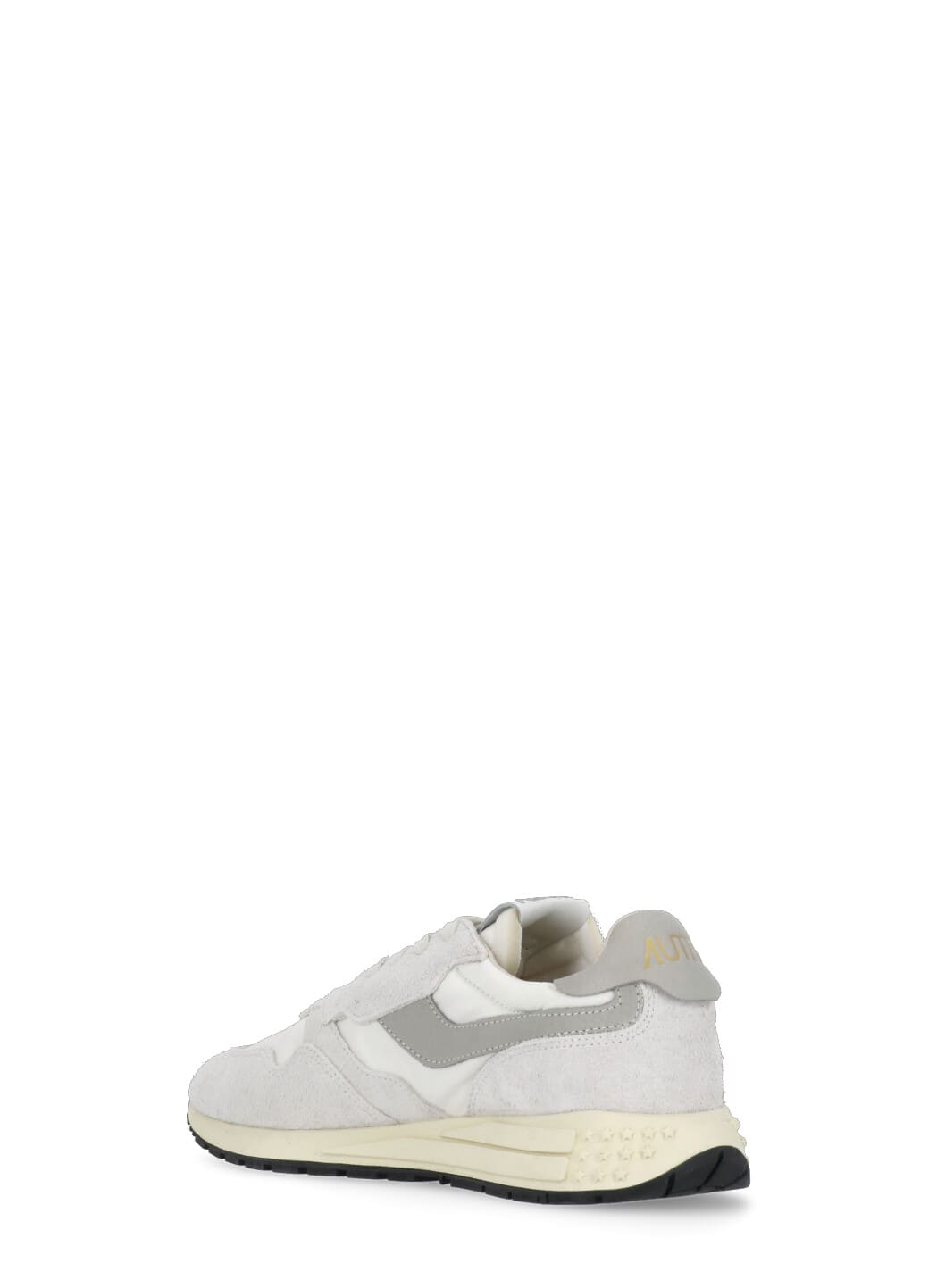 Autry Multicolor Fabric And Suede Reelwind Sneakers In White