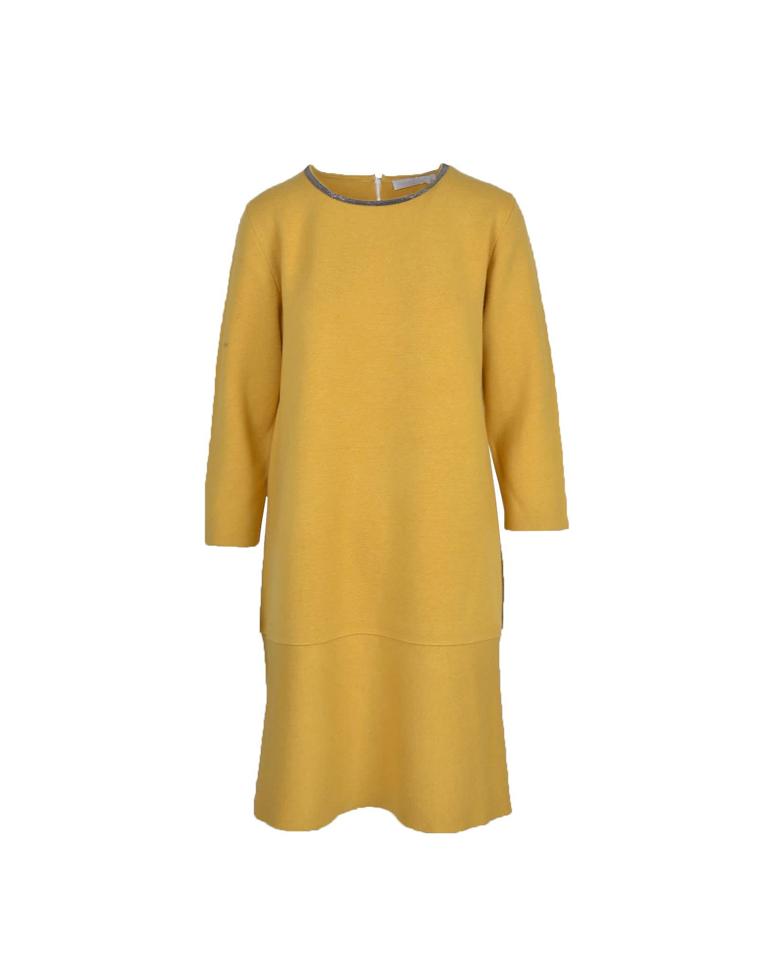 Fabiana Filippi Womens Yellow Dress