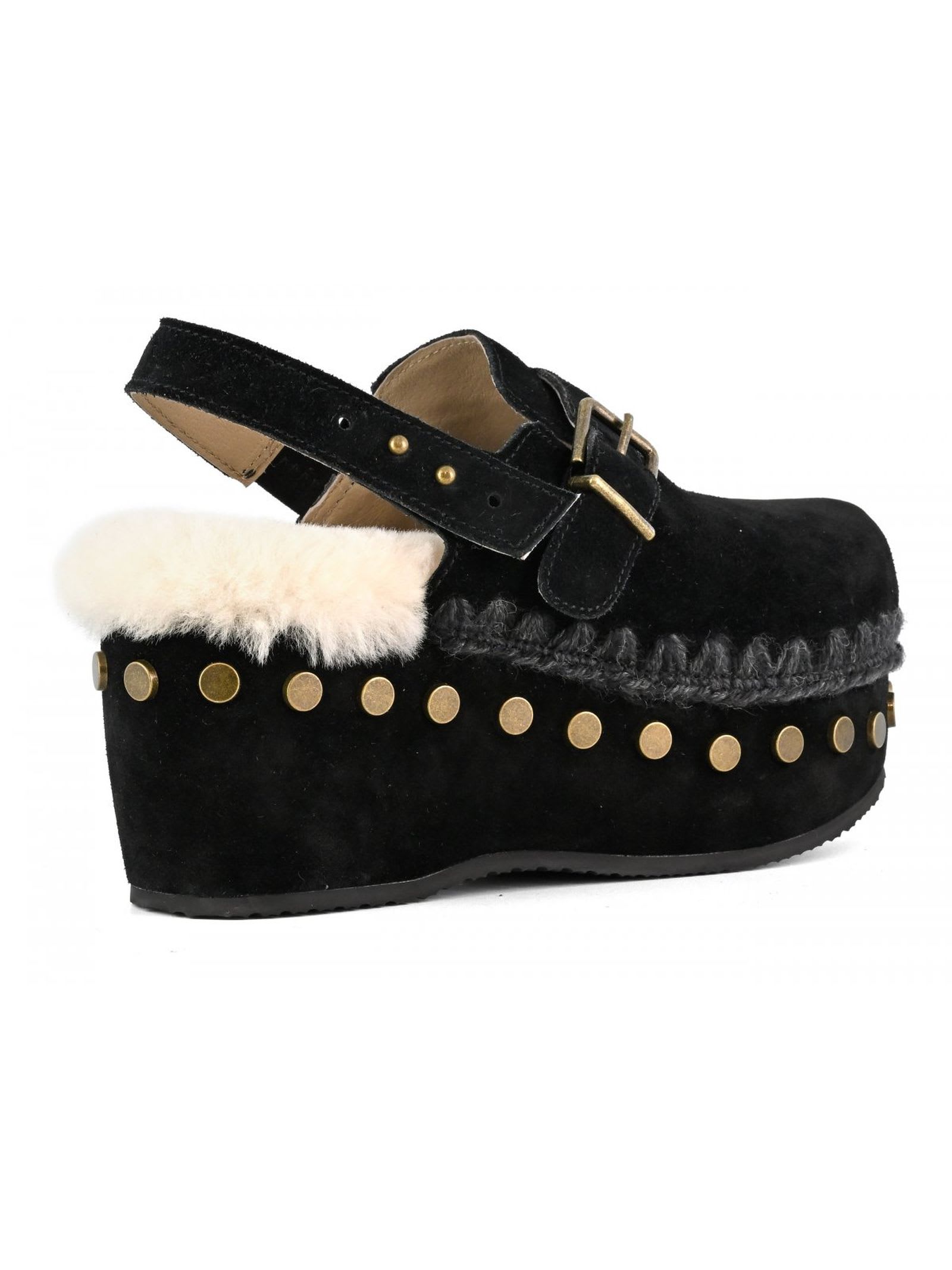 Shop Mou Black Clog Back Strap