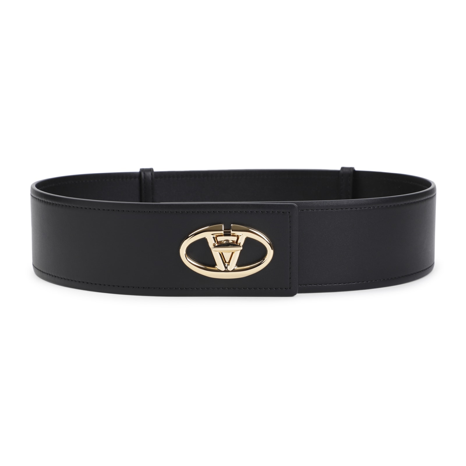 Shop Valentino Vlogo Belt In No Nero